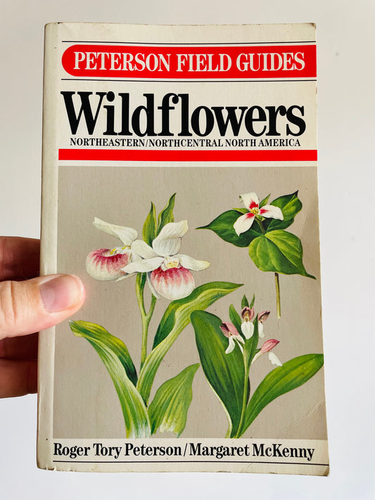 Vintage Peterson Field Guide Wildflowers of Northeastern / Northcentral North America Softcover Book (1968)