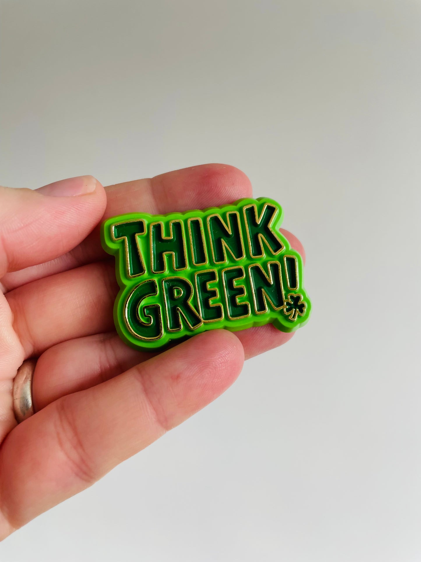 St. Patrick's Day Holiday Pin - Think Green! - Hallmark Cards Inc.