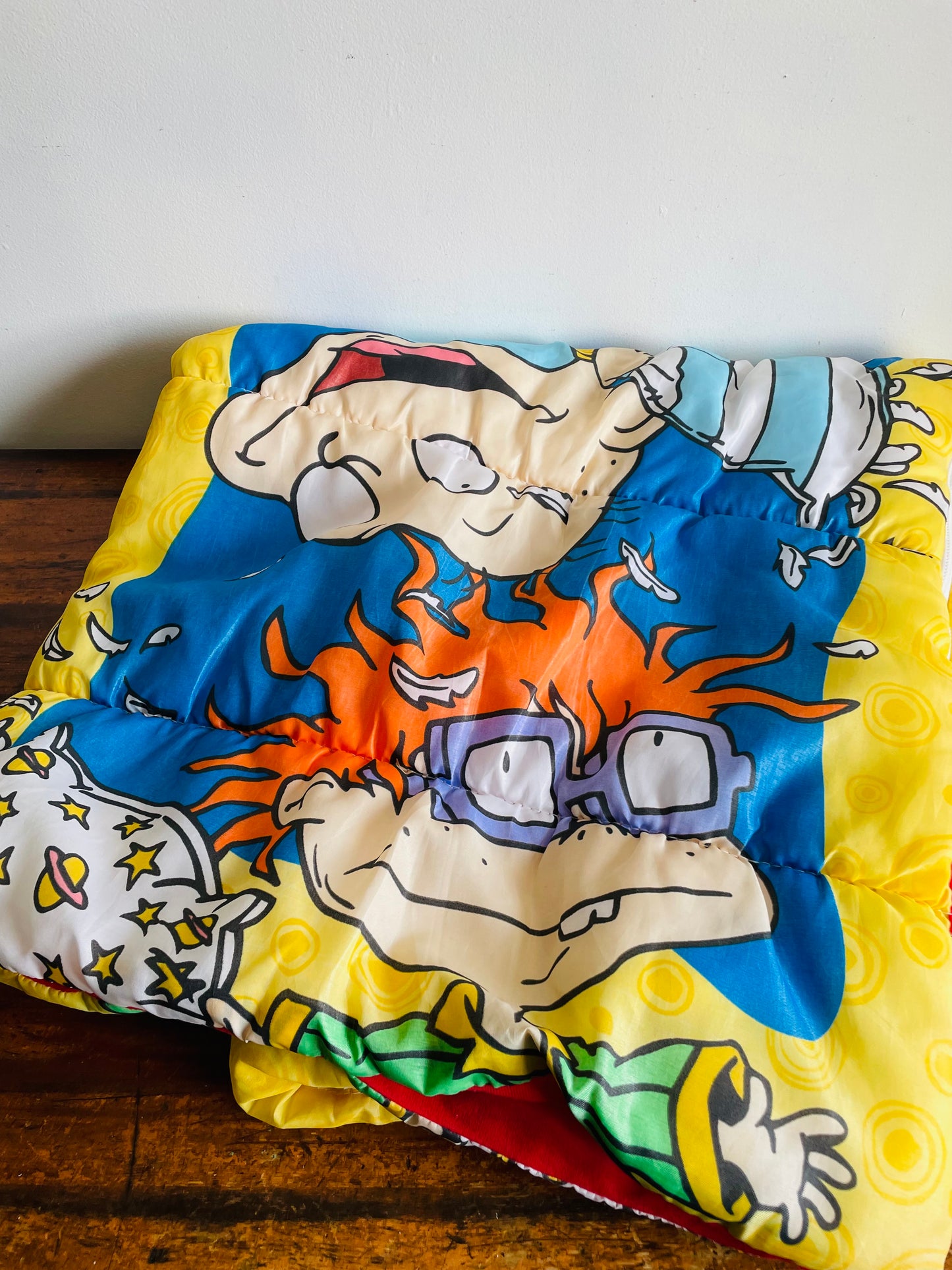 Vintage 1997 Viacom Nickelodeon Rugrats Cartoon Sleeping Bag Blanket