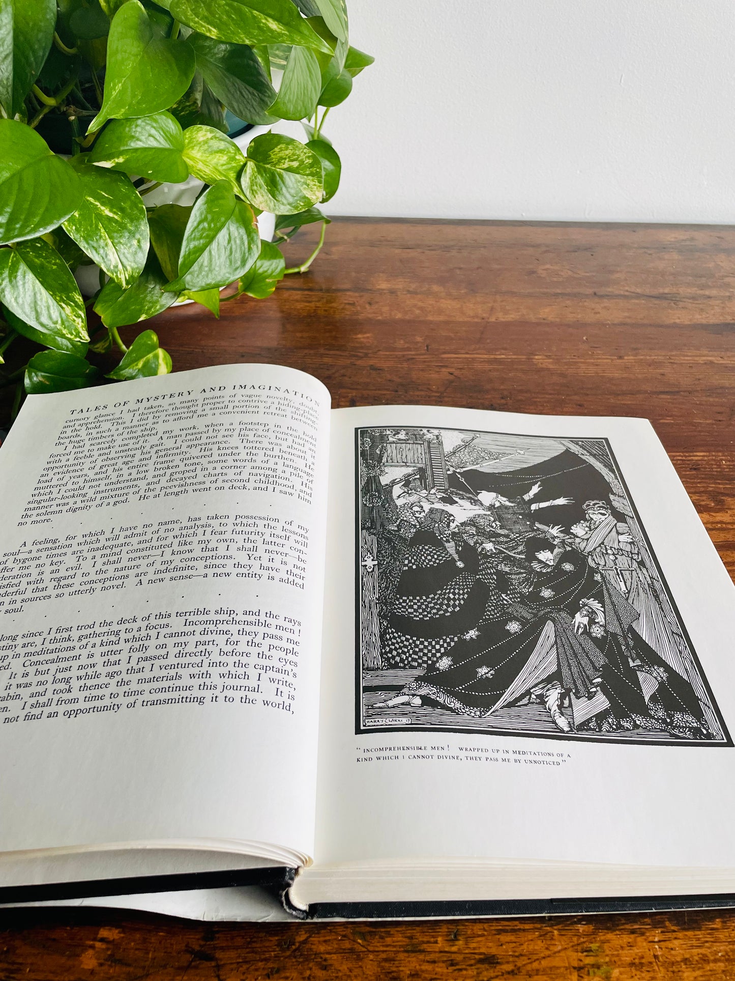 Tales of Mystery and Imagination by Edgar Allan Poe Hardcover Book Illustrated by Harry Clarke