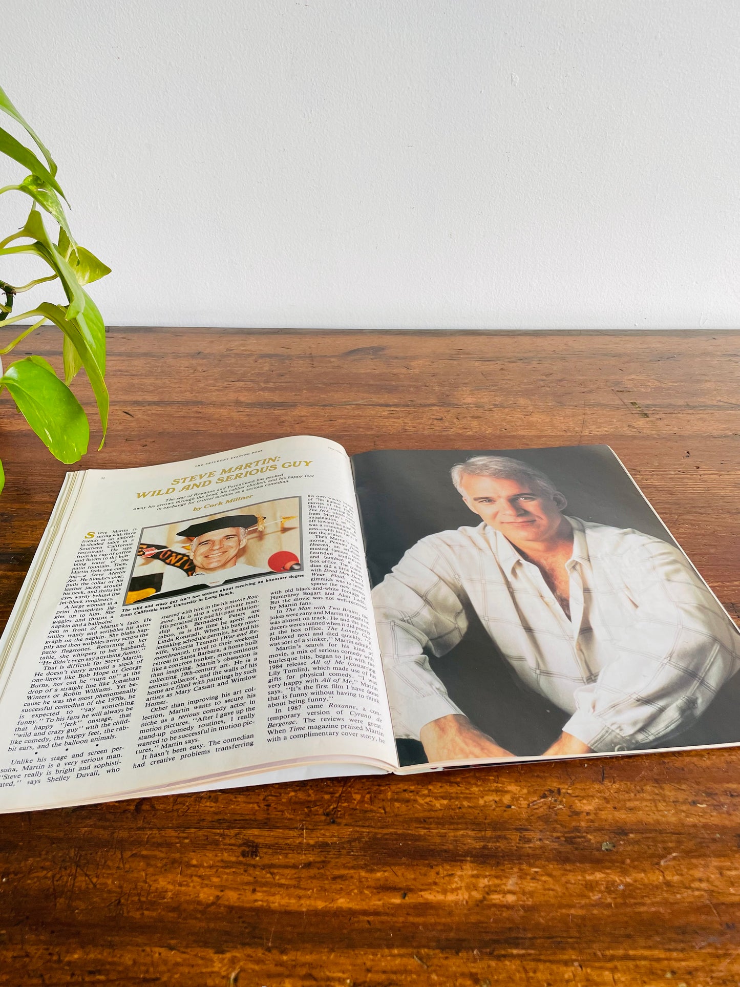 The Saturday Evening Post Magazine - December 1989 - Steve Martin on Cover