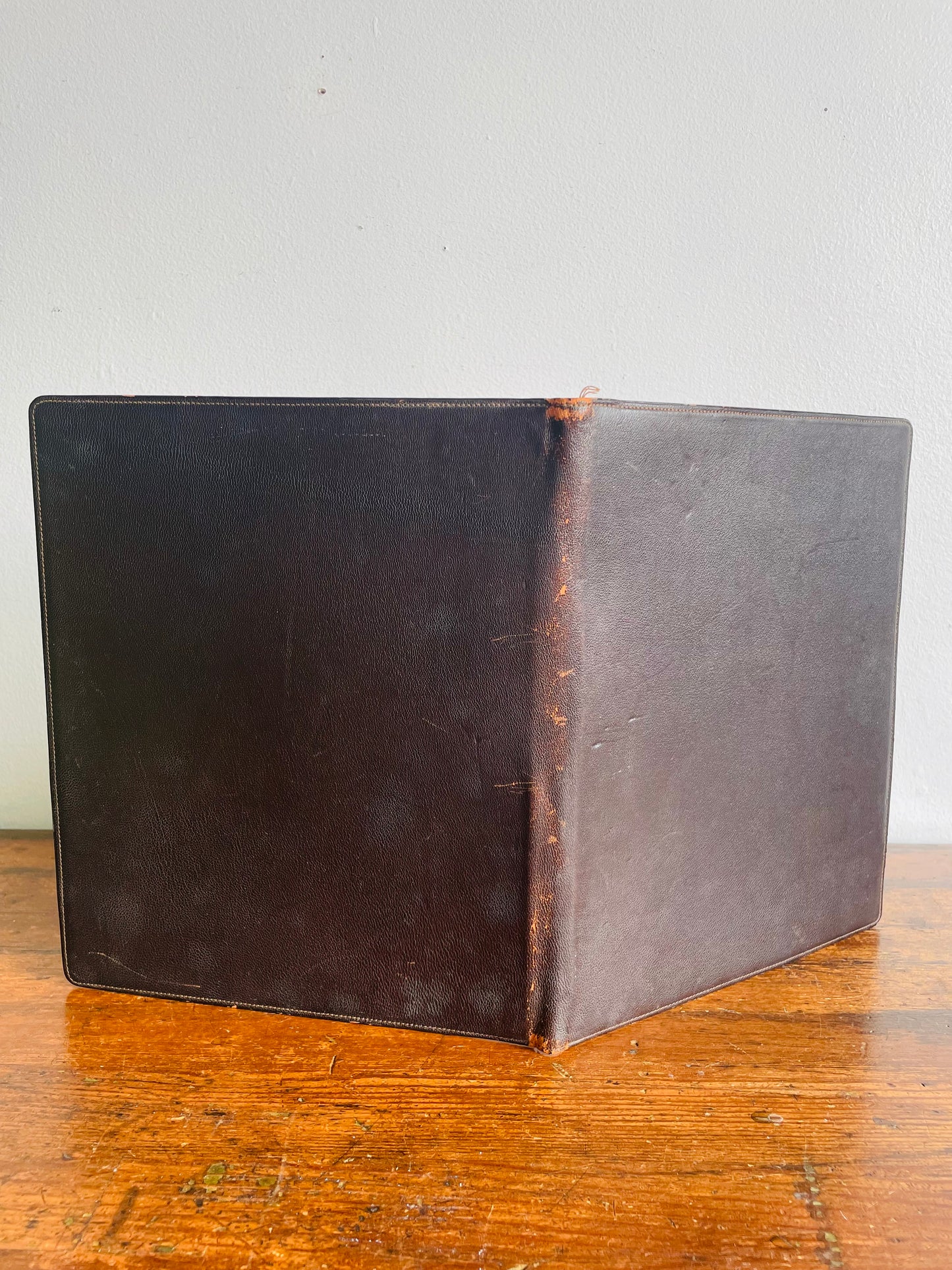 Bliss London Folding Leather Double Picture Frame - Made in England - 7" by 9" Photo Size