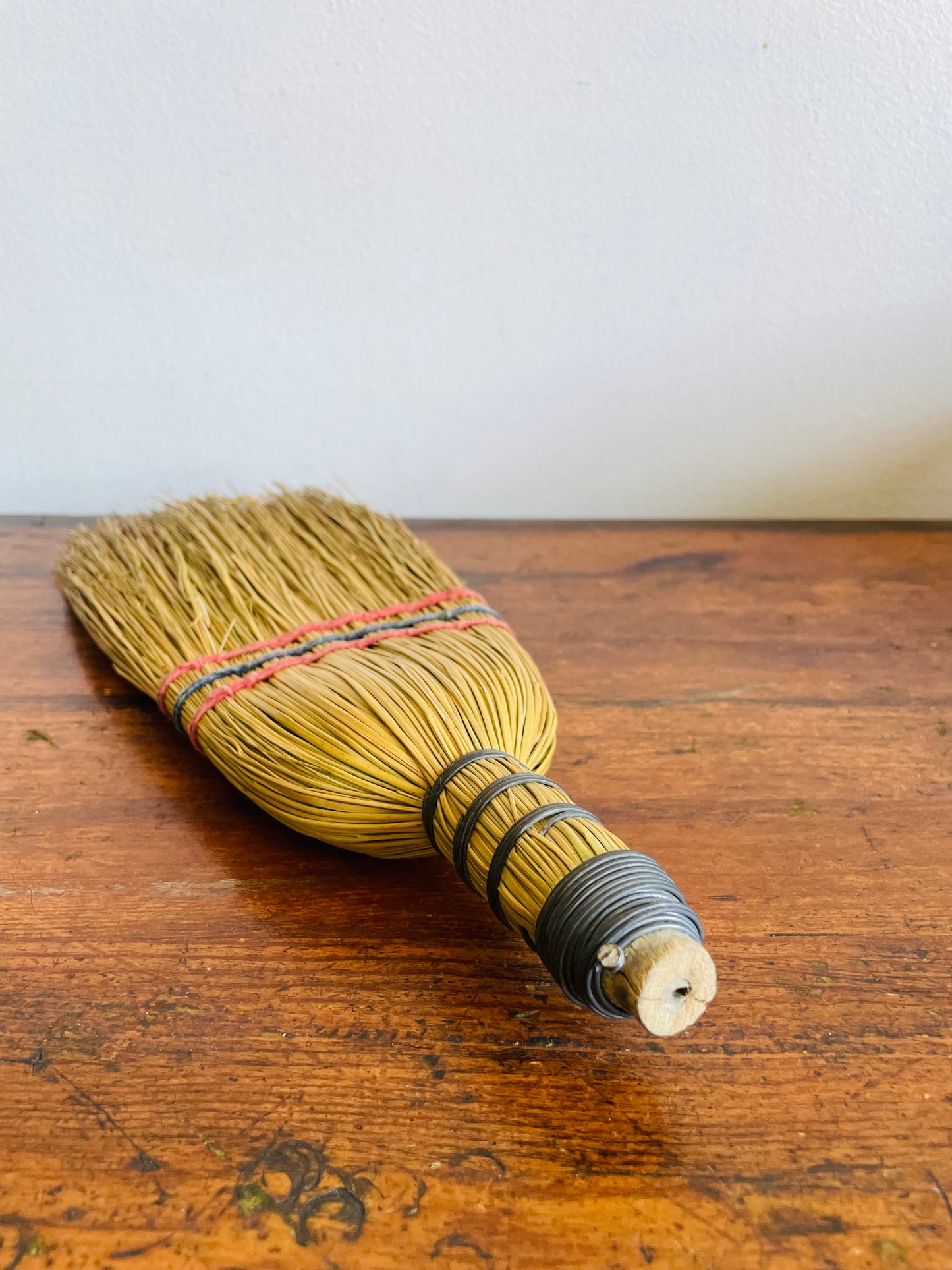 Vintage Straw Broom