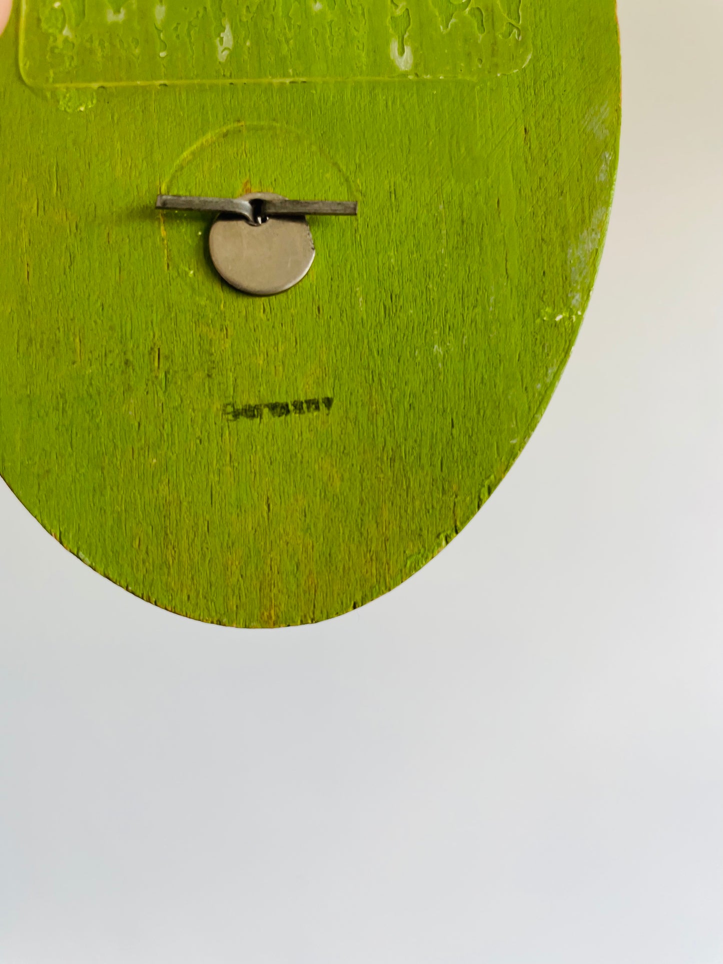 Wooden Magnetic Hourglass Timer with Kitschy Graphic - Made in Germany