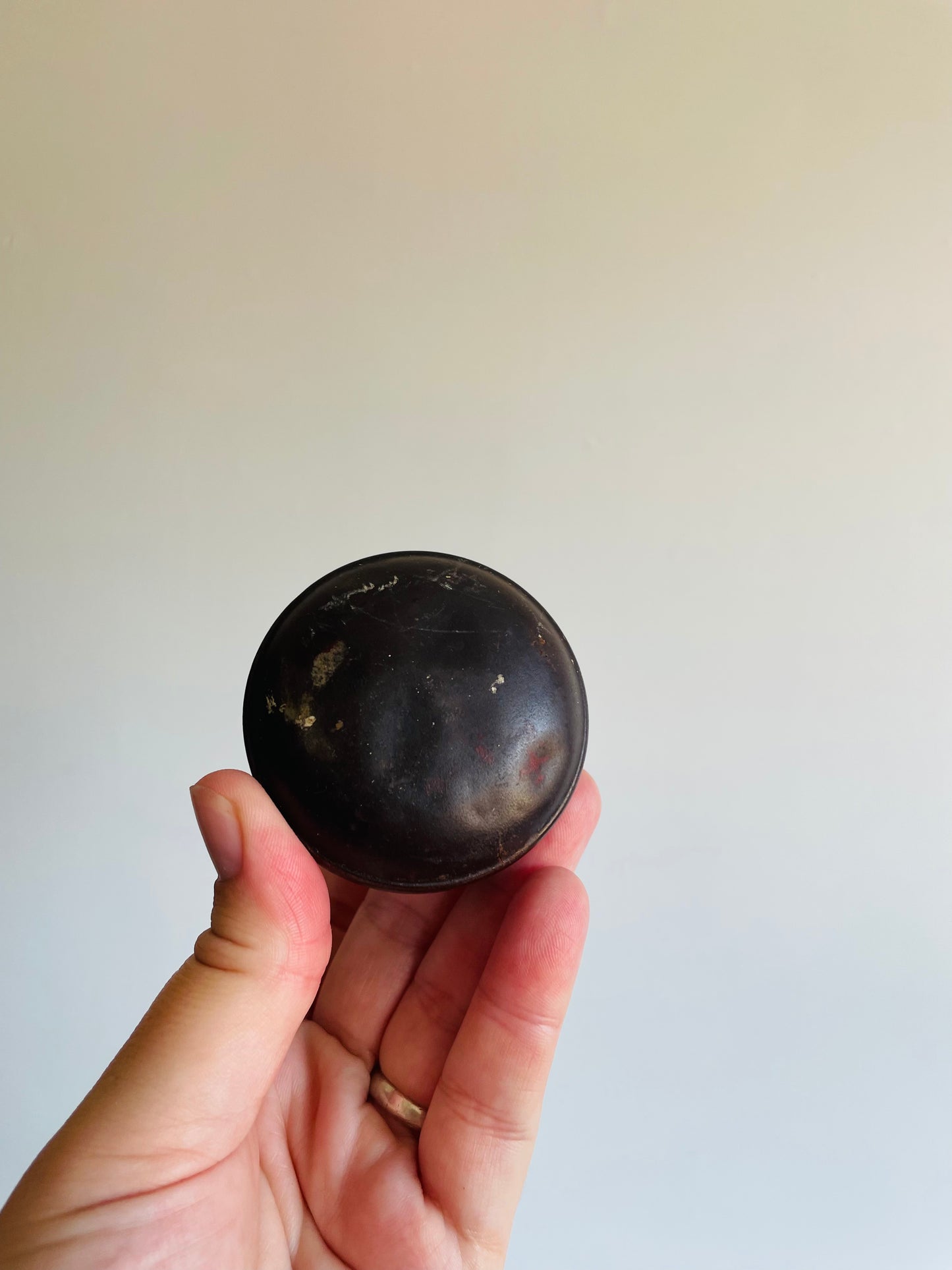 Aged Solid Metal Door Knob