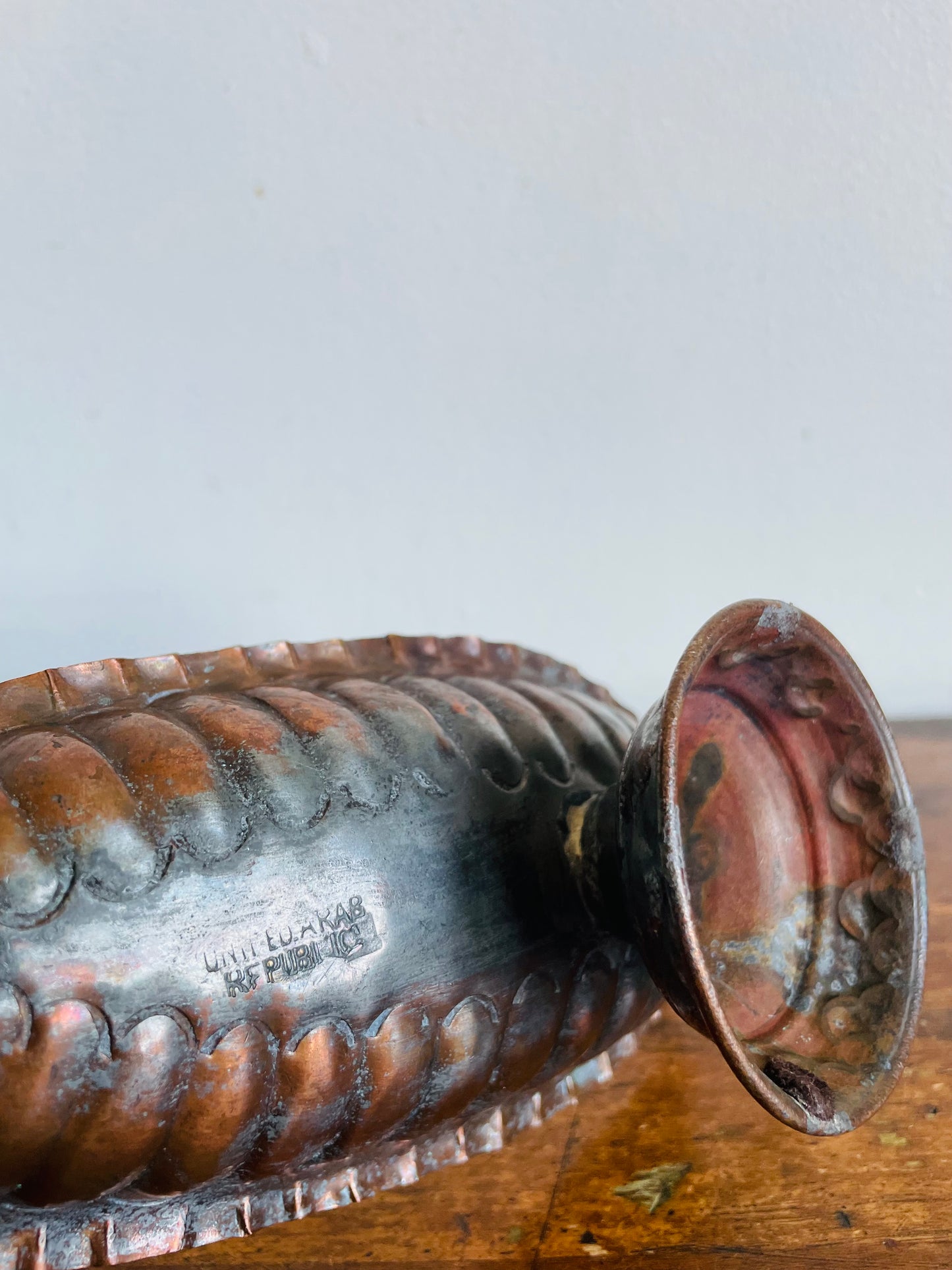 Vintage Copper Gravy Boat from United Arab Republic - Trinkets, Incense, Etc.