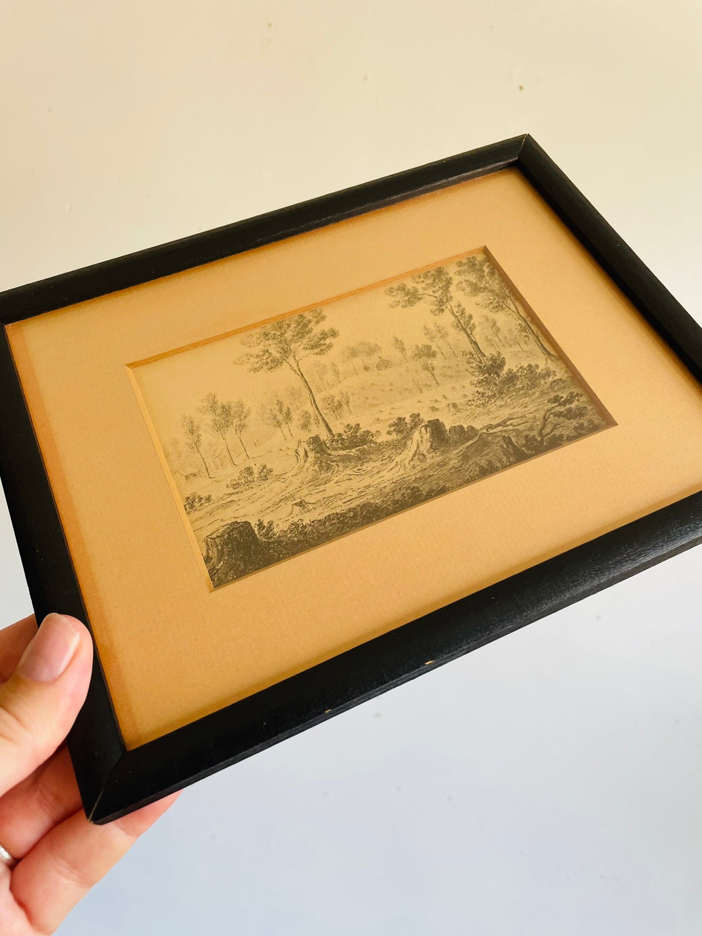 Vintage Print Picture "Church at Fenelon Falls" From the Original Anne Langton Sketches Fenelon Falls Public Library Collection - Ontario, Canada