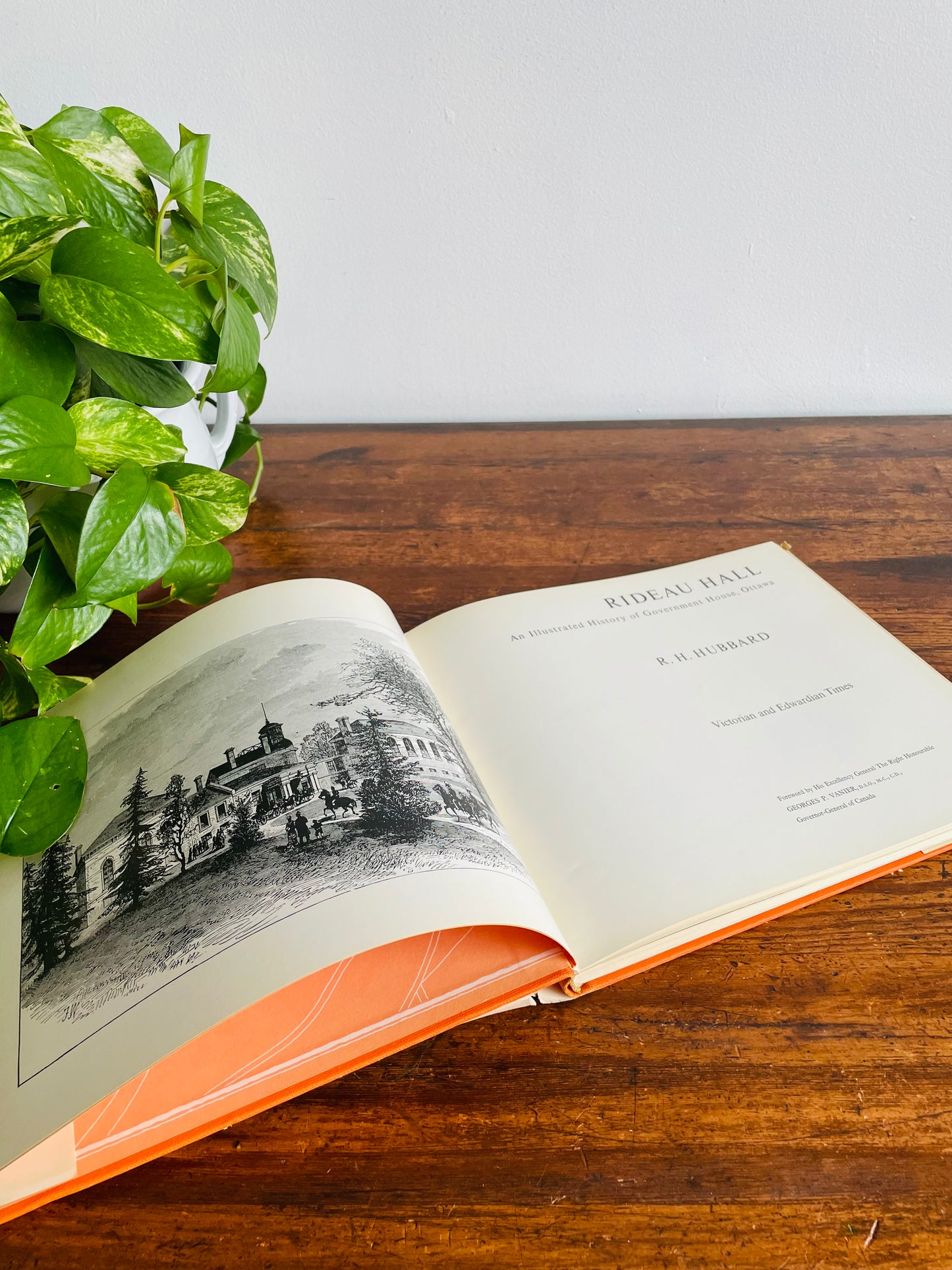 Rideau Hall: An Illustrated History of Government House Ottawa Hardcover Book by R. H. Hubbard (1967)