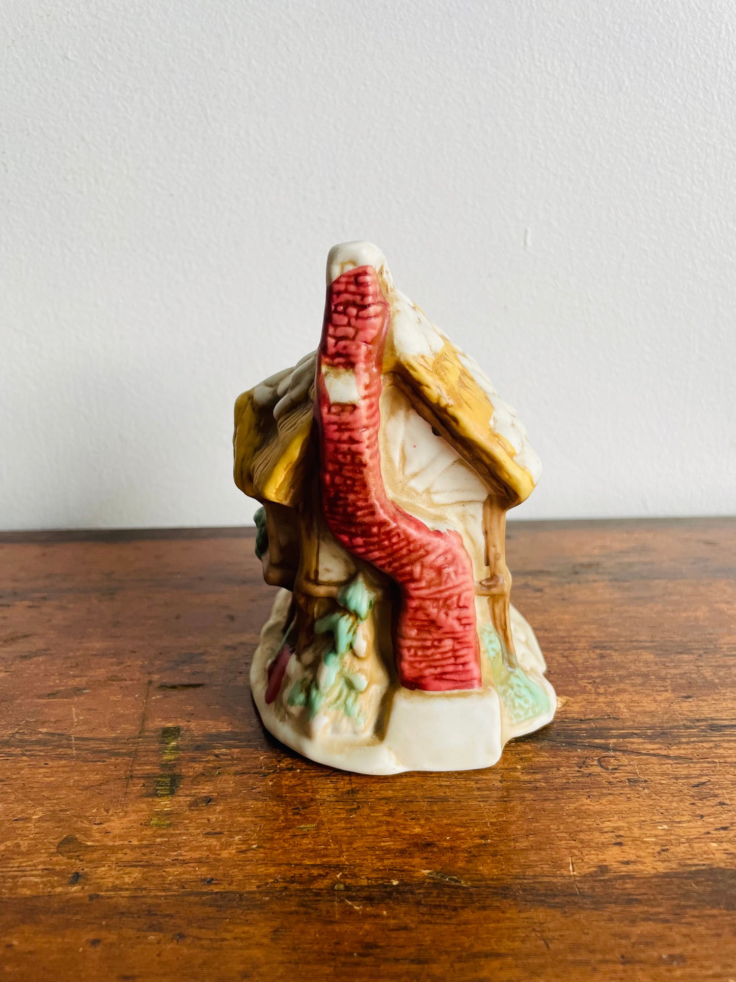 Ceramic Christmas Village Post Office House - Electric Cord & Bulb Can Be Added - Made in Taiwan
