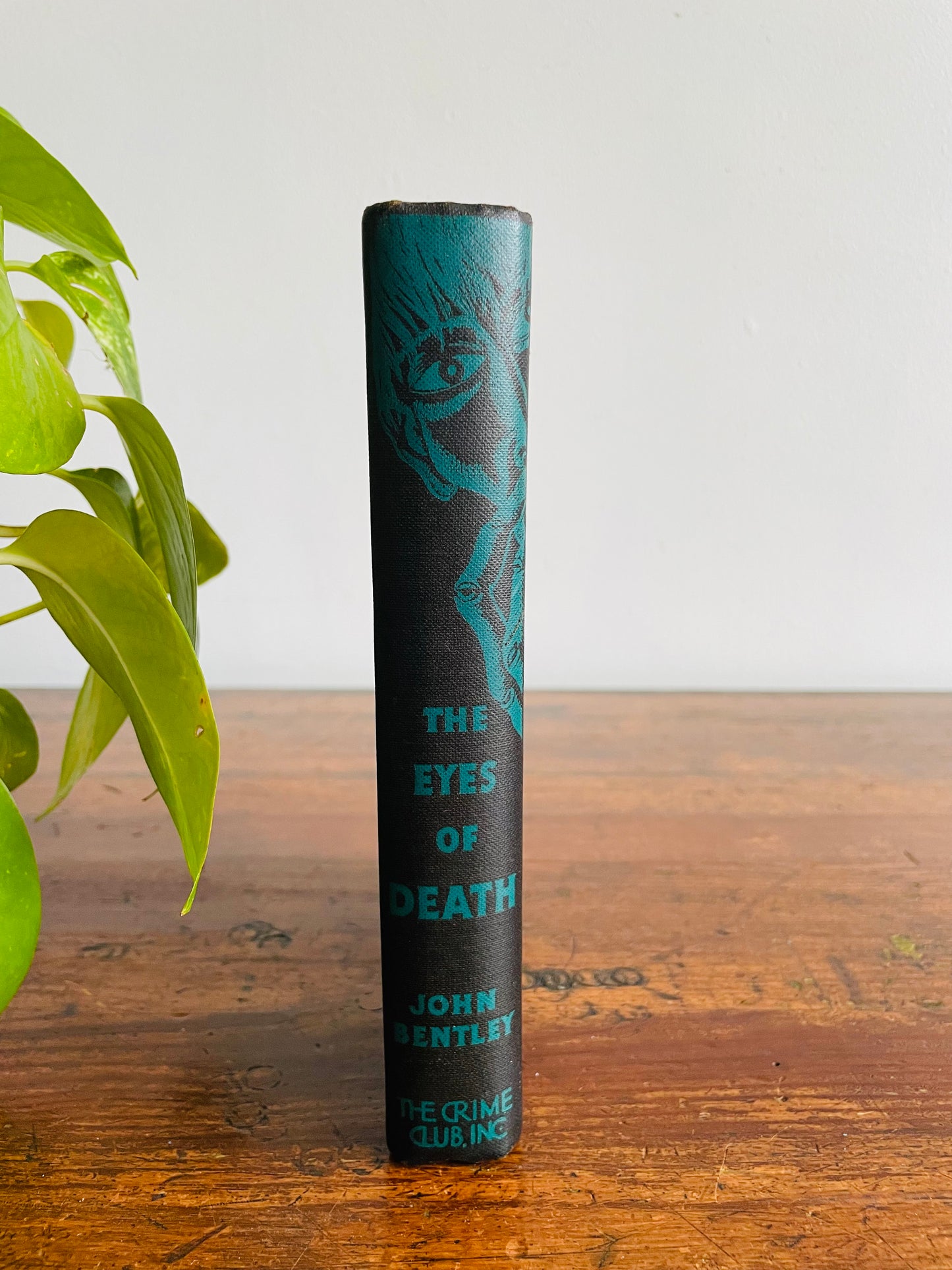 The Eyes of Death - Introducing Sir Richard Herrivell by John Bentley Hardcover Book (1934) - Detective Murder Mystery Novel