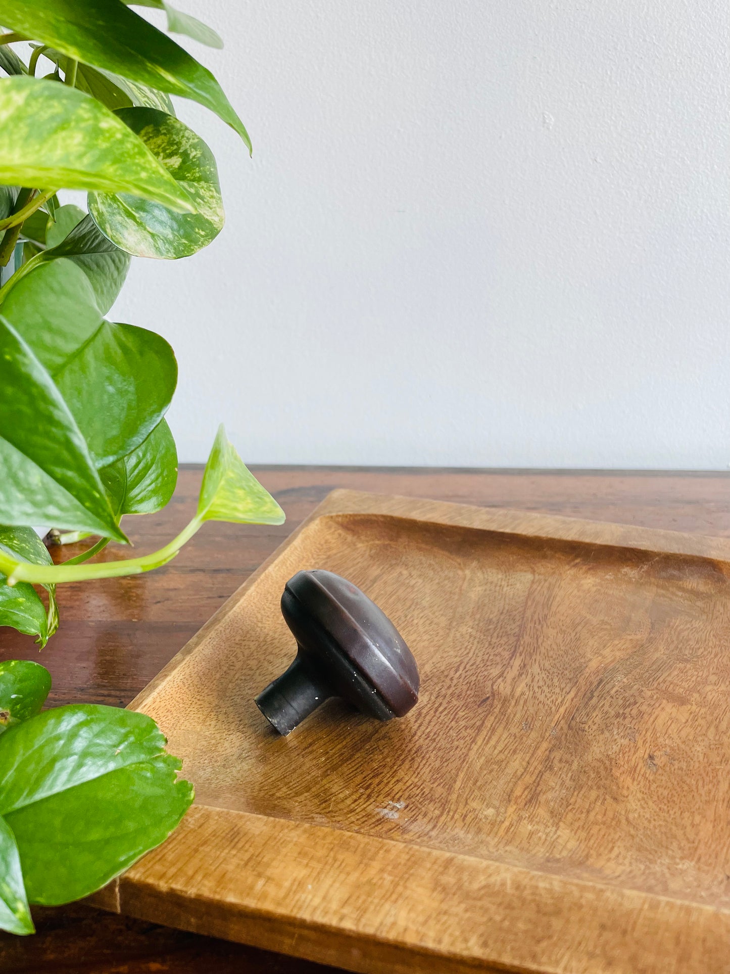 Aged Solid Metal Door Knob
