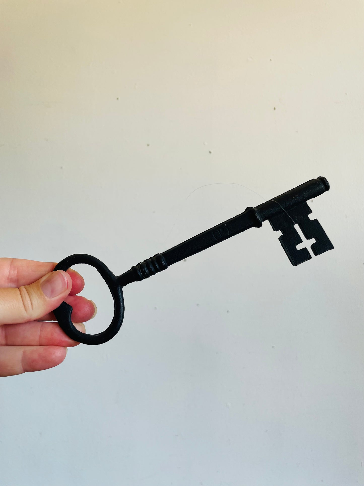 Large Black Cast Iron Skeleton Key