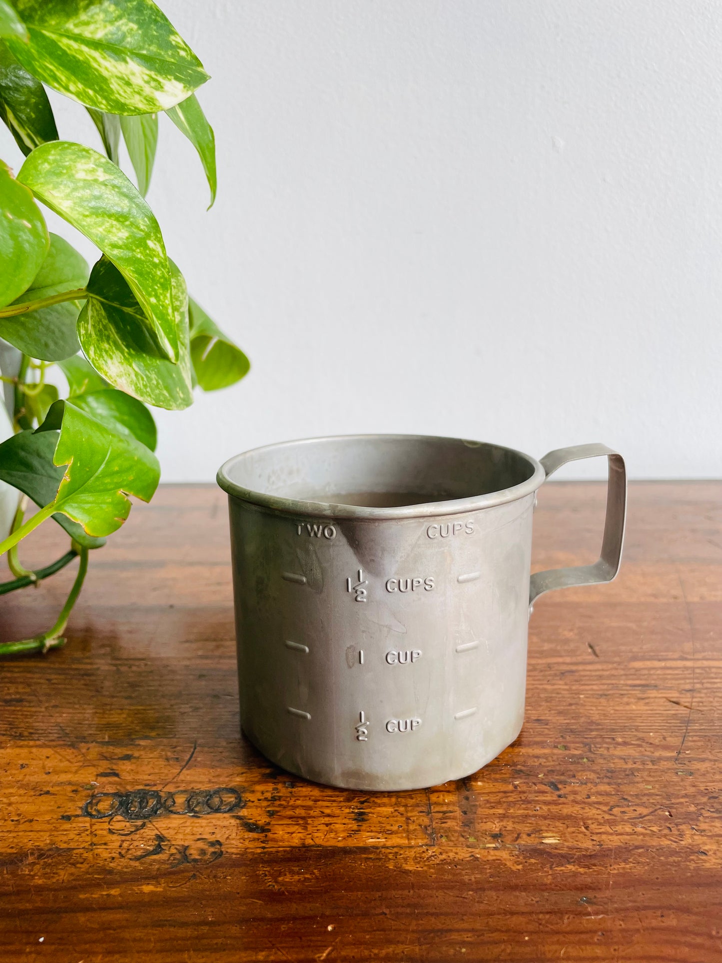 Aluminium Two Cups Measuring Cup Scoop Mug with Handle