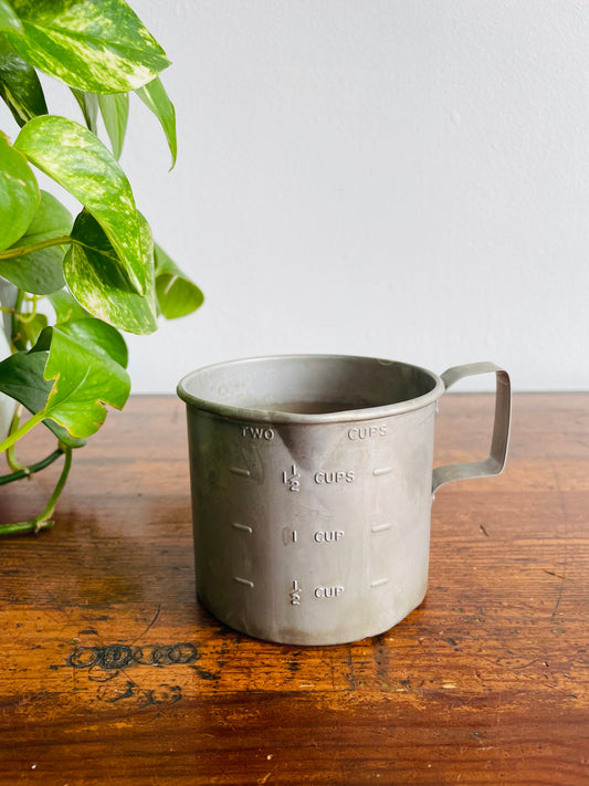 Aluminium Two Cups Measuring Cup Scoop Mug with Handle