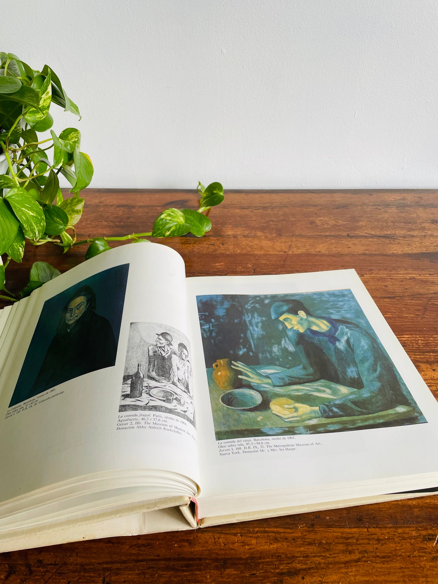 Pablo Picasso Retrospectiva Giant Hardcover Coffee Table Book - The Museum of Modern Art New York - Spanish Text (1980)
