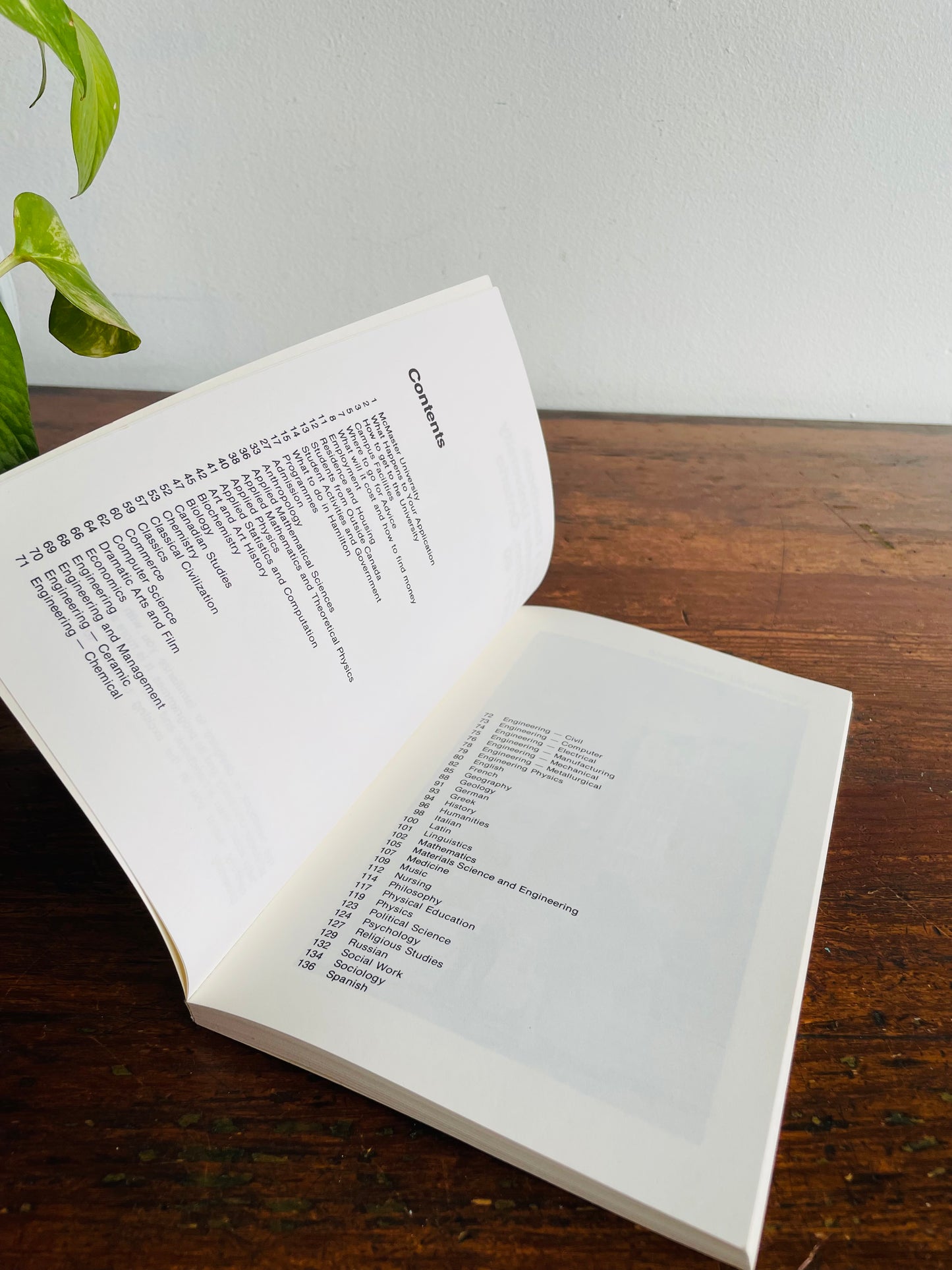 McMaster University Hamilton Ontario Year One Handbook 1979-1980 Paper Booklet