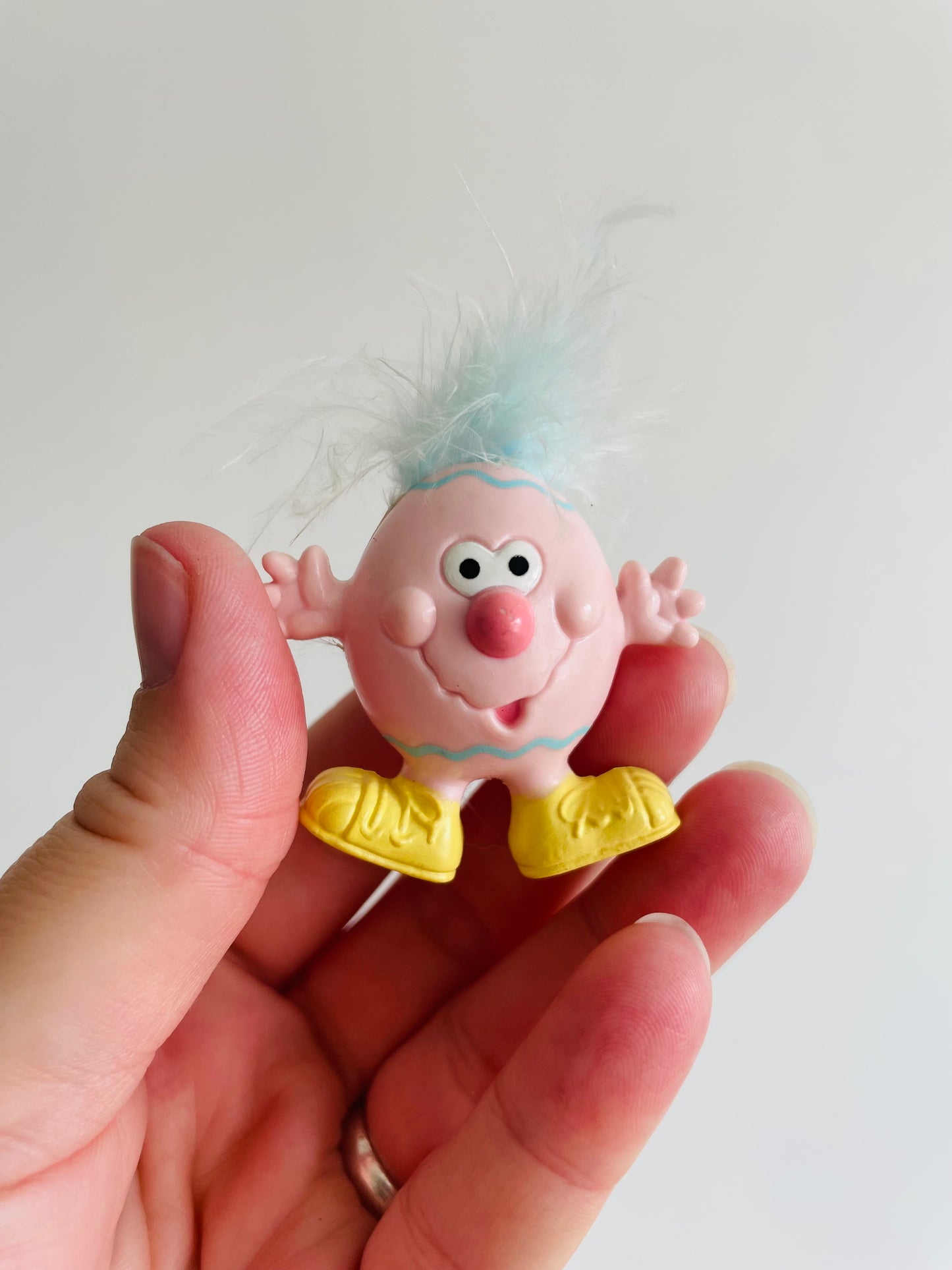 Easter Holiday Pin - Egg with Feather Hair - Russ Brand