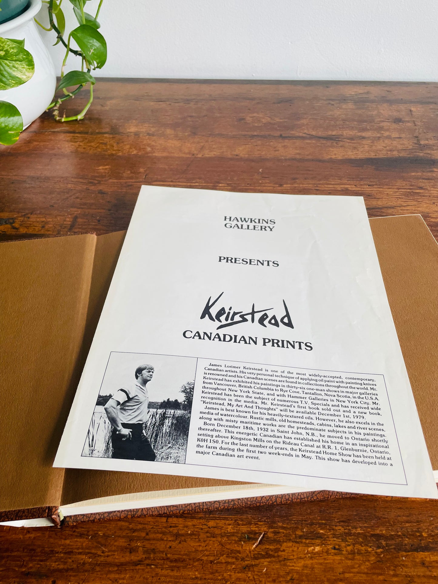 SIGNED COPY Keirstead: My Art & Thoughts Hardcover Book (1979)