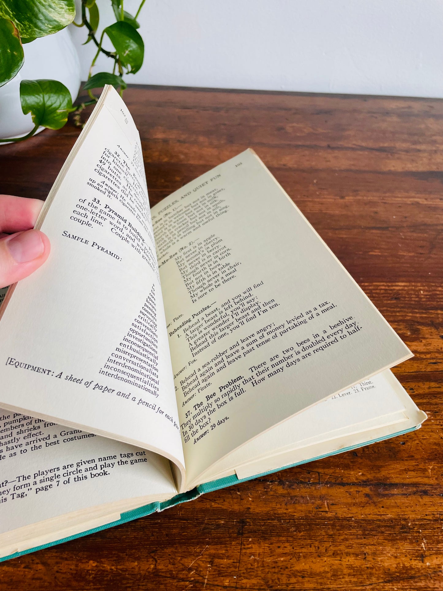 Games and Parties The Year Round Hardcover Book by Nellie M. Lewis (1961)