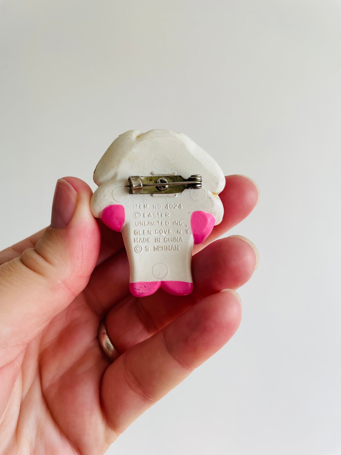 Easter Holiday Pin - Pink Ballerina Bunny