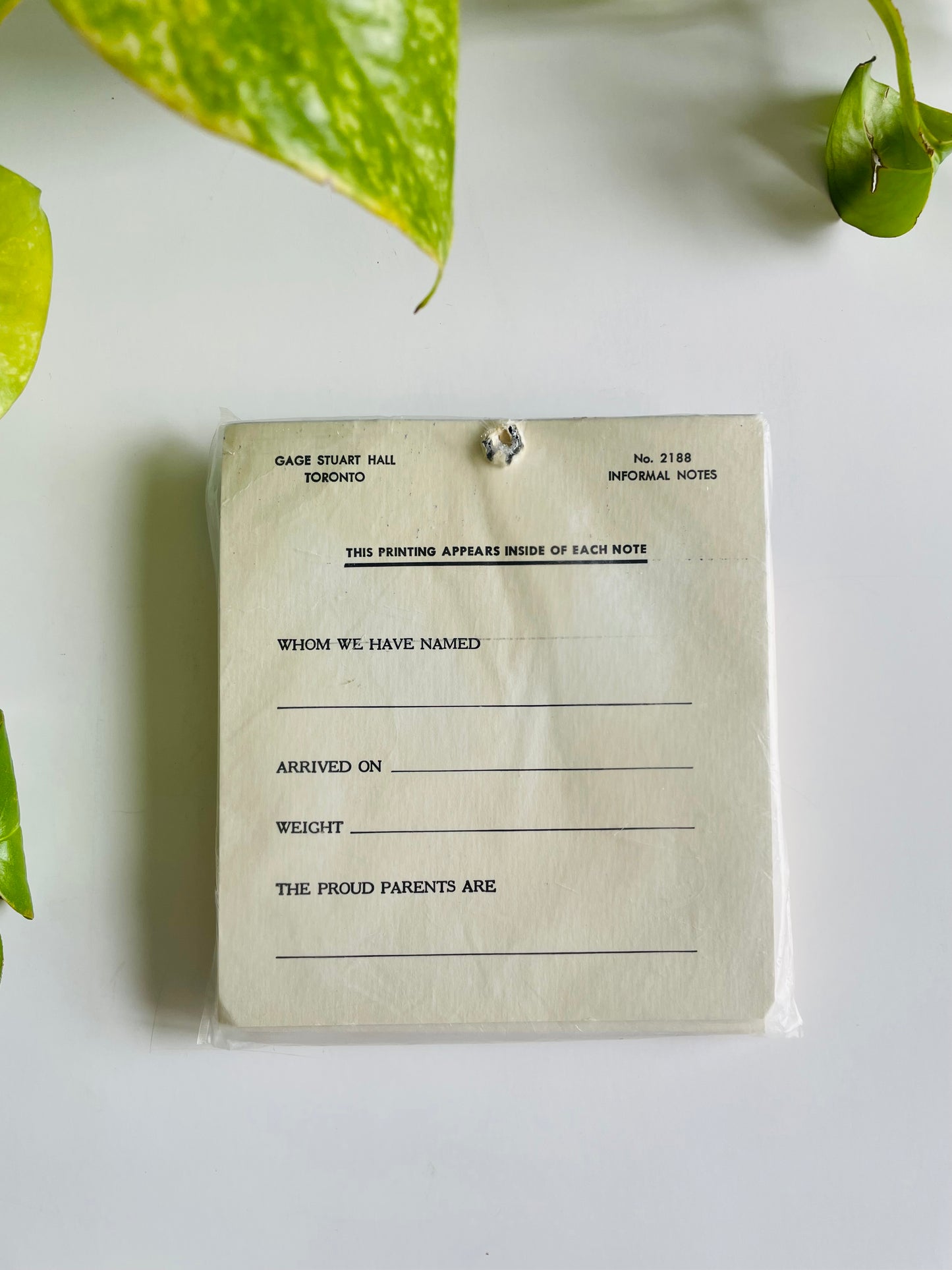 Vintage Brand New Package of 10 Cards - It's A Girl! - Gage Stuart Hall Toronto Notes for All Occasions