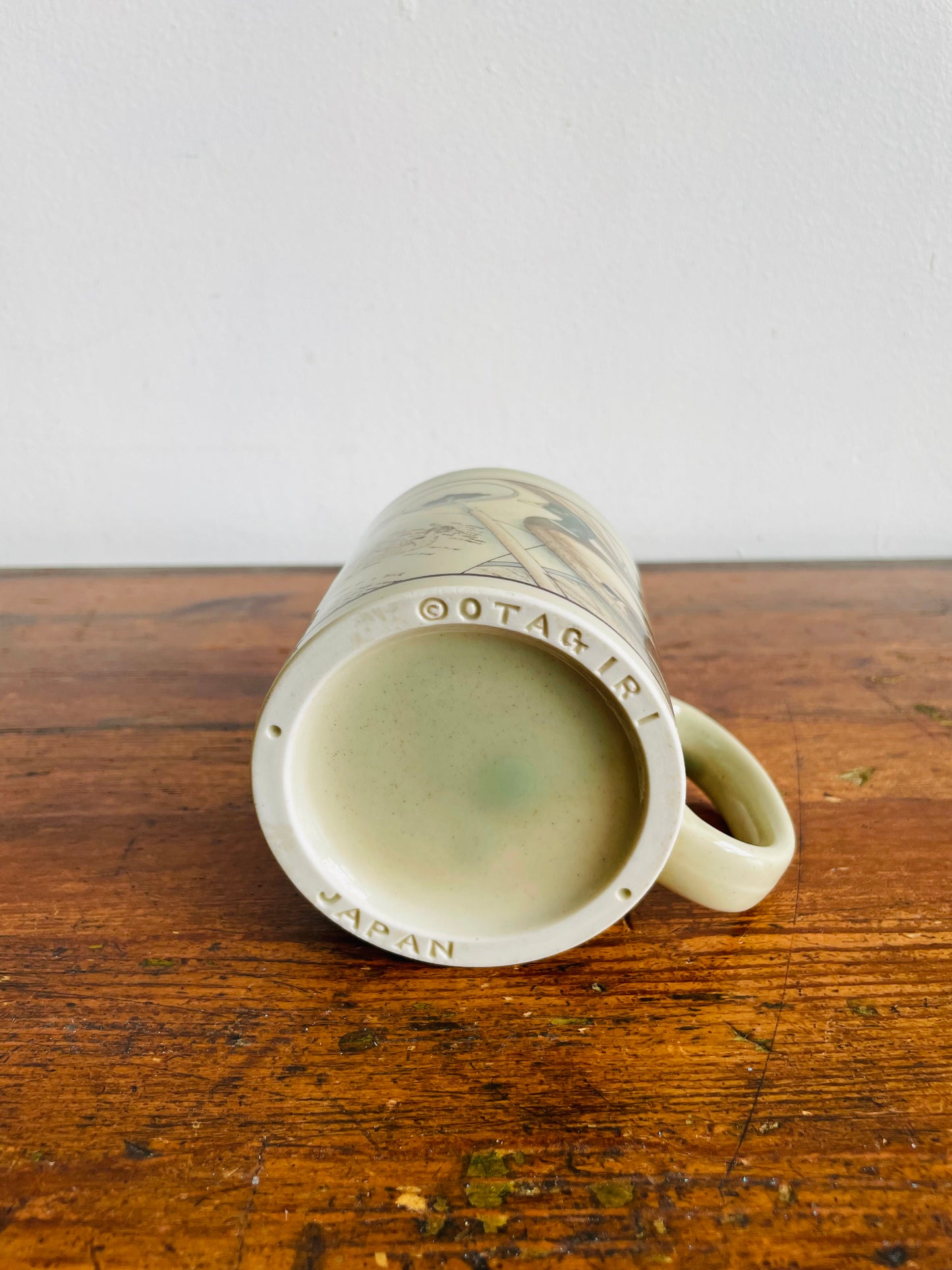 Otagiri Japan Topography of a Duck Mug