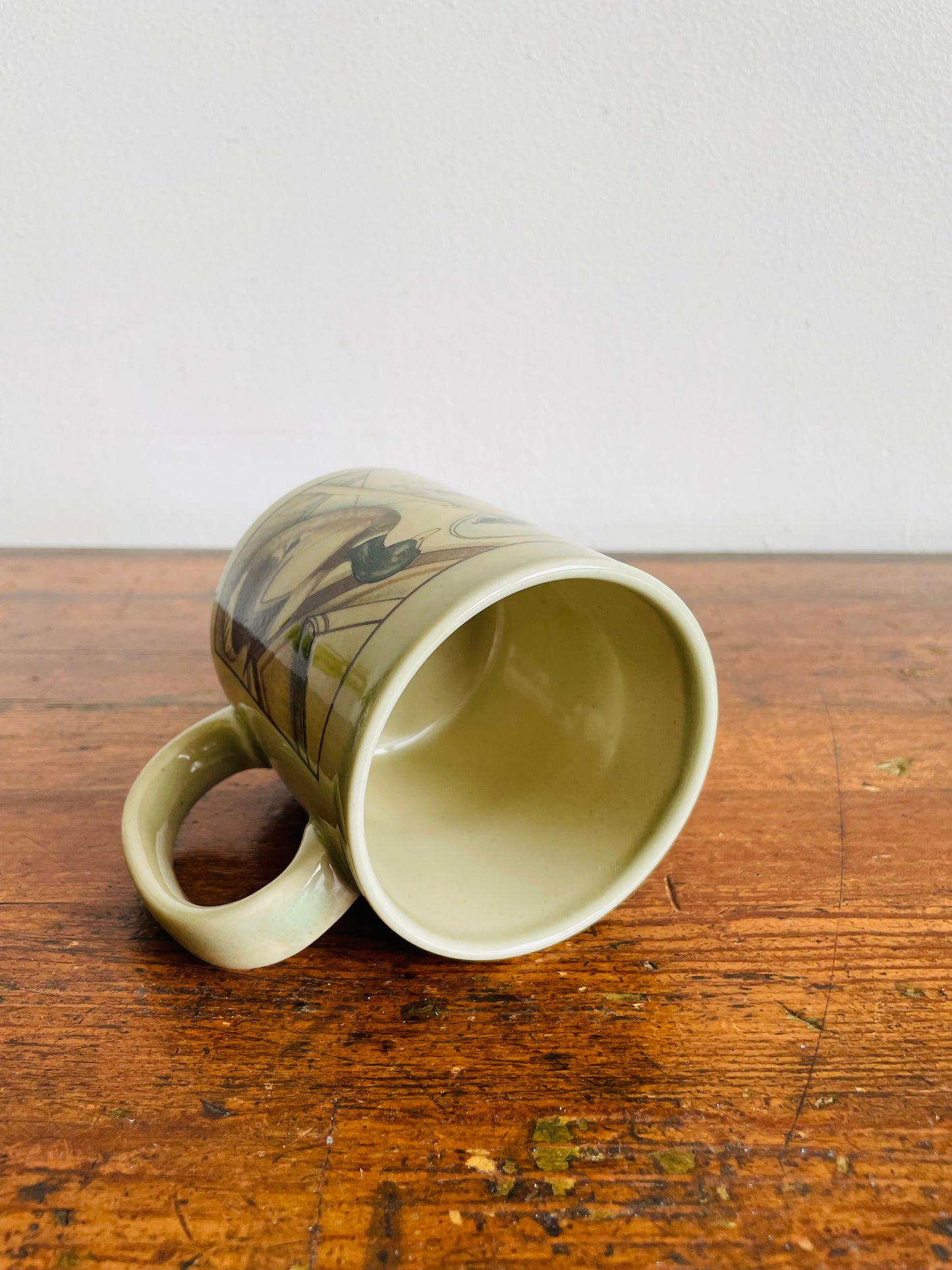 Otagiri Japan Topography of a Duck Mug