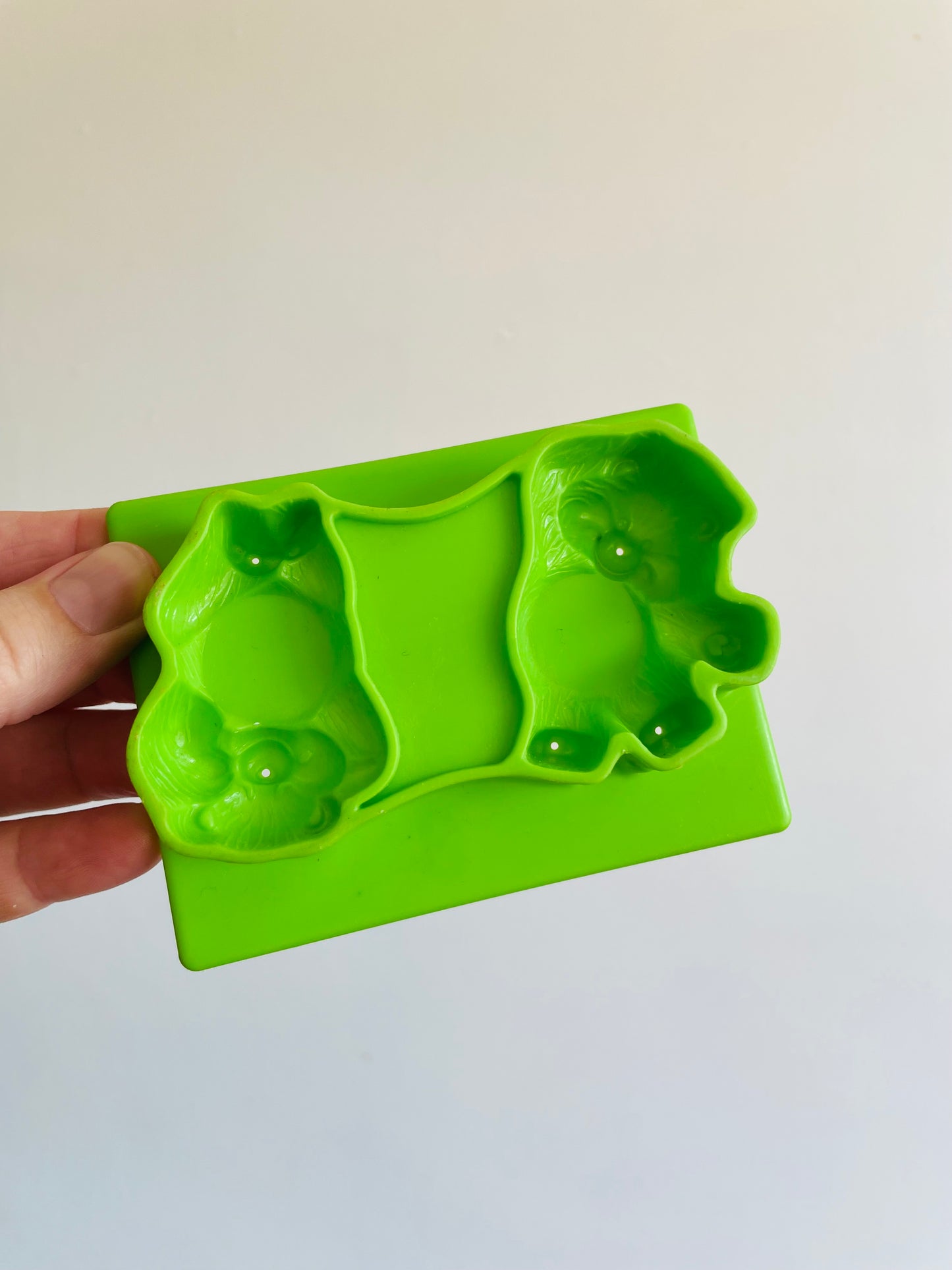 1983 American Greetings Corp Care Bears Play-Doh Molds - Set of 4 Pieces - Cloud Car & Molds for Bears and Symbols