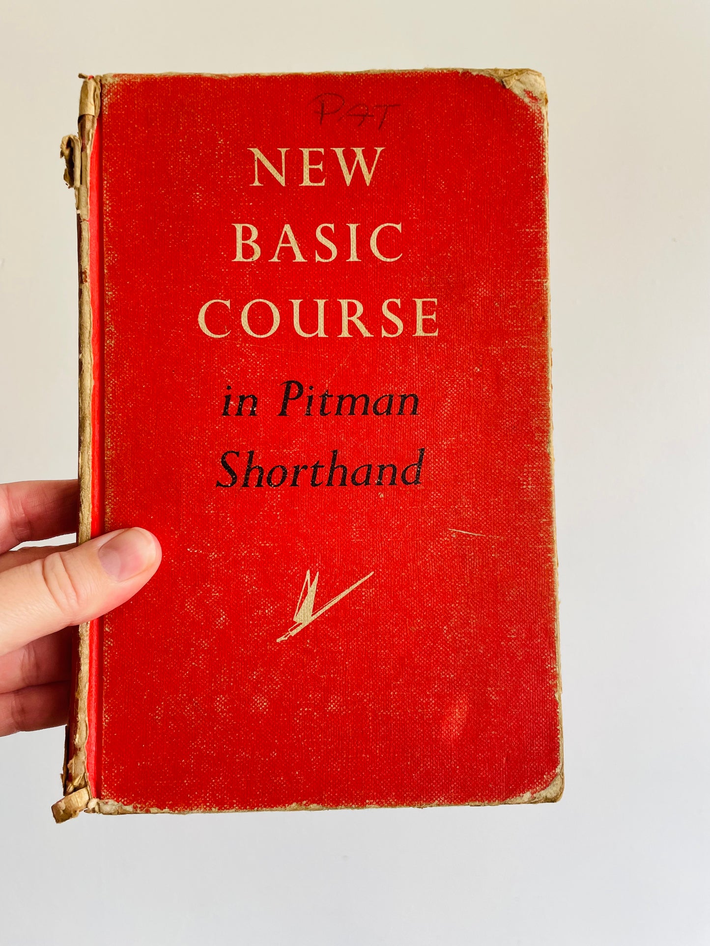 Shorthand Clothbound Hardcover Book Bundle - Set of 3 - Pitman Shorthand Dictation & Transcription, New Basic Course in Pitman Shorthand (1962), & Steps to Success in Shorthand Book II (1948)