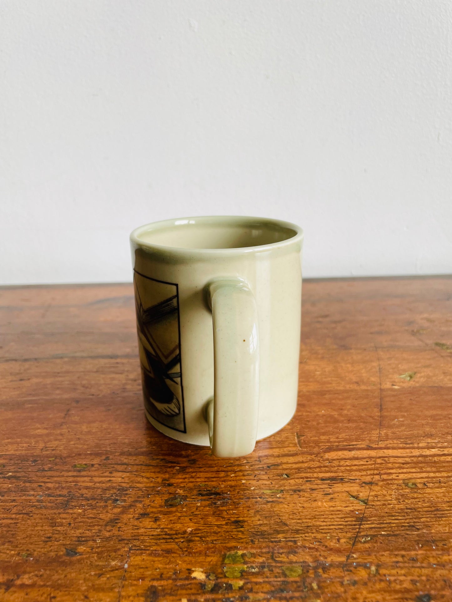 Otagiri Japan Topography of a Duck Mug