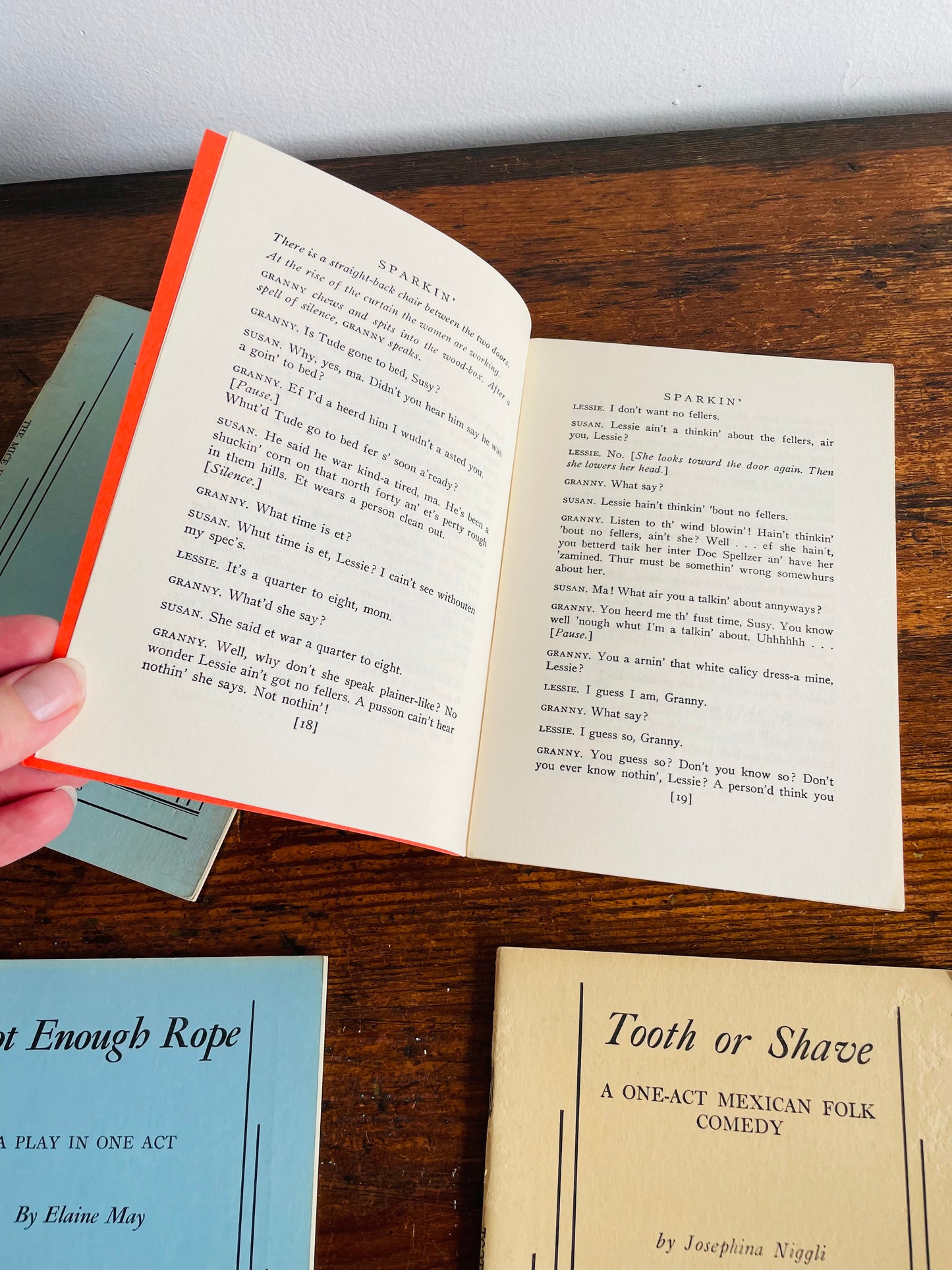 One-Act Plays & Comedy Paperback Book Bundle - Set of 6 Books - E. P. Conkle, Elaine May, Cleve Haubold, Bruce Kimes, Josephina Niggli