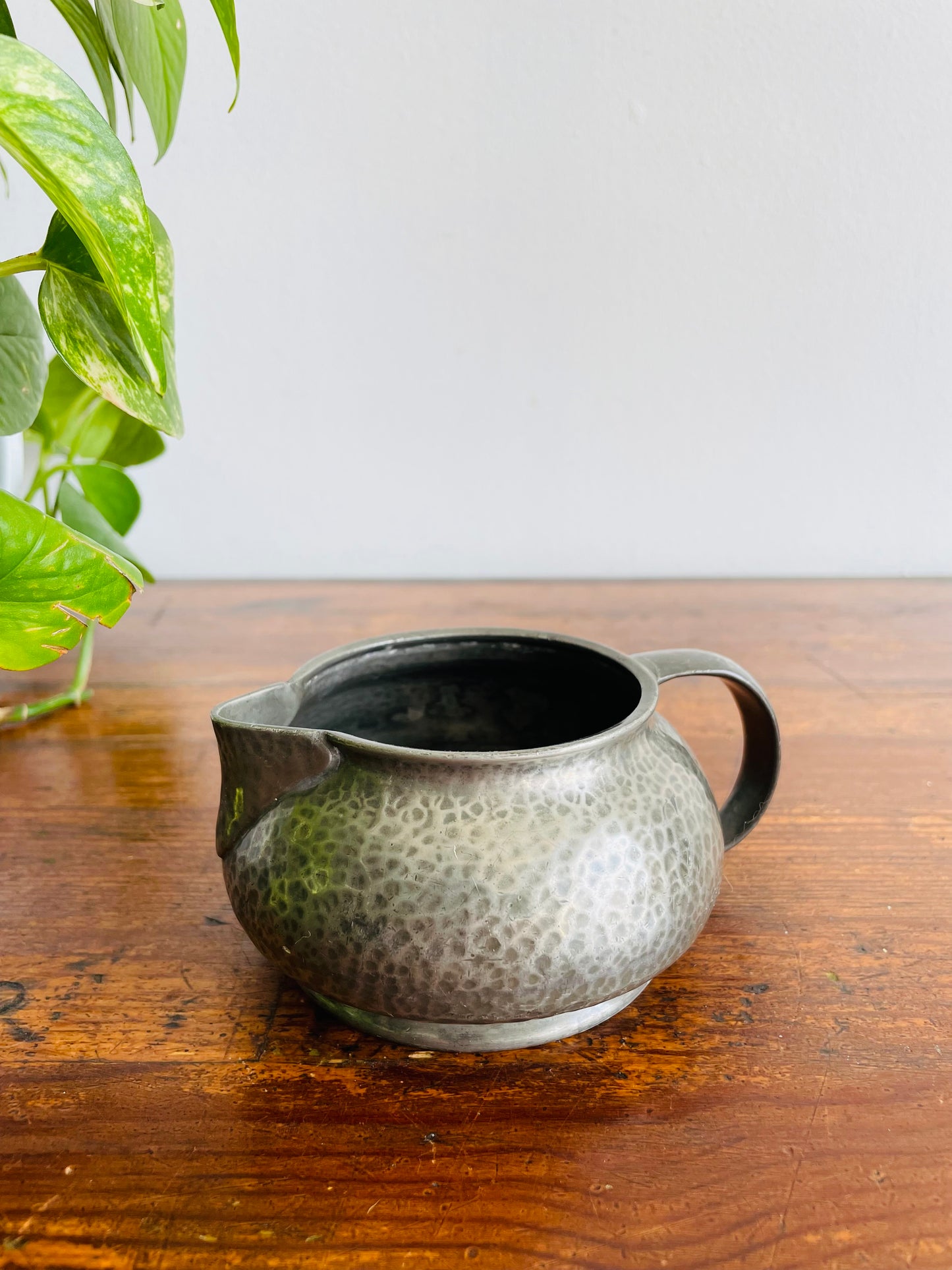 Hammered English Pewter 01075 Creamer Pitcher Jug - Made in England