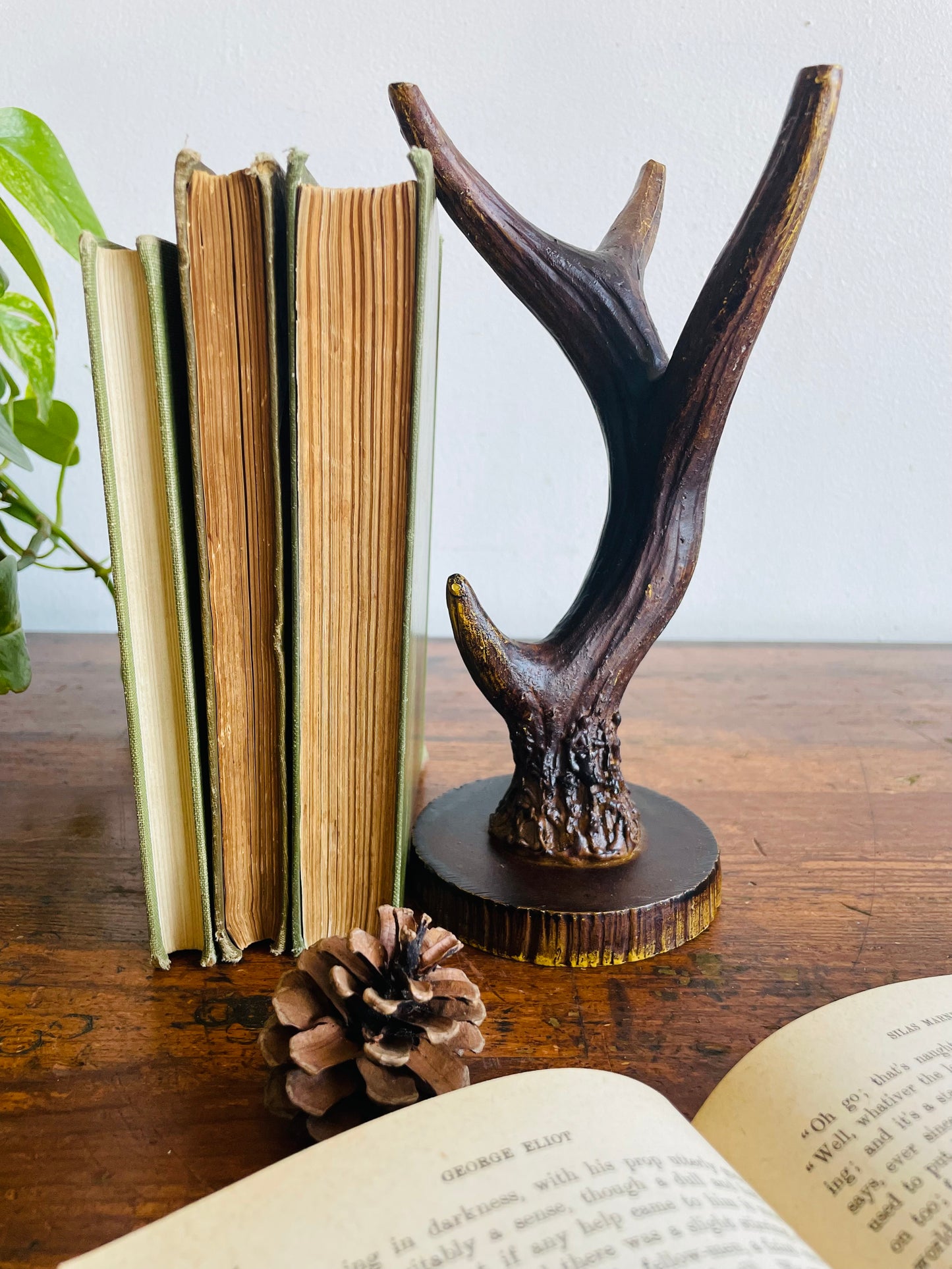 Vintage Faux Deer Antler Display - Jewellery Tree or Shelf Decor - Perhaps Could Hang on Wall As Well