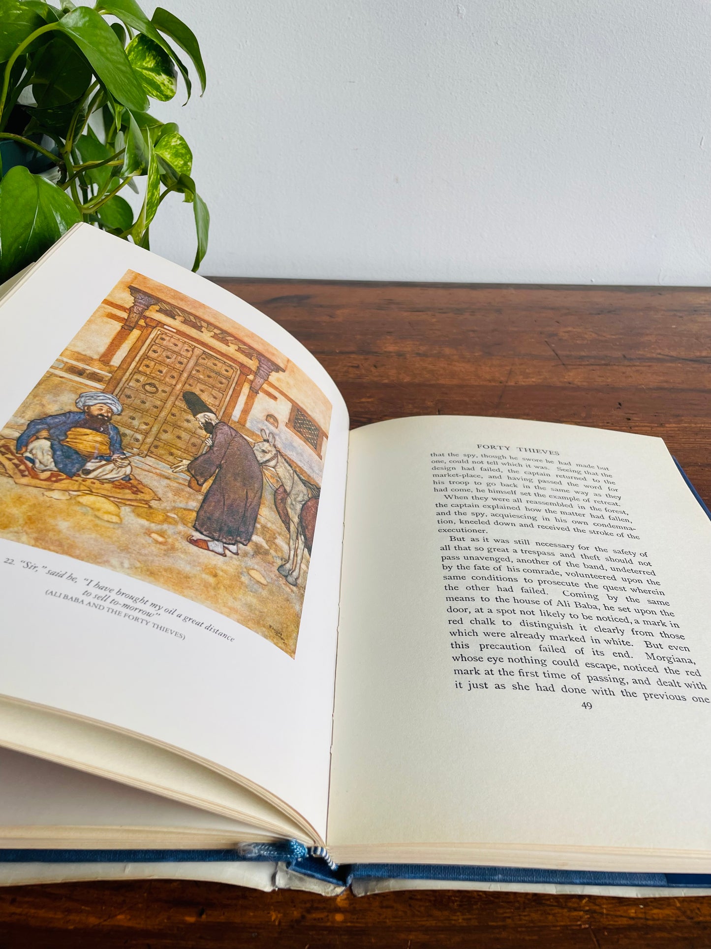Arabian Nights Hardcover Book - Classic Collector's Series Selection of Tales Retold by Laurence Houseman & Illustrated by Edmund Duluc (1983)