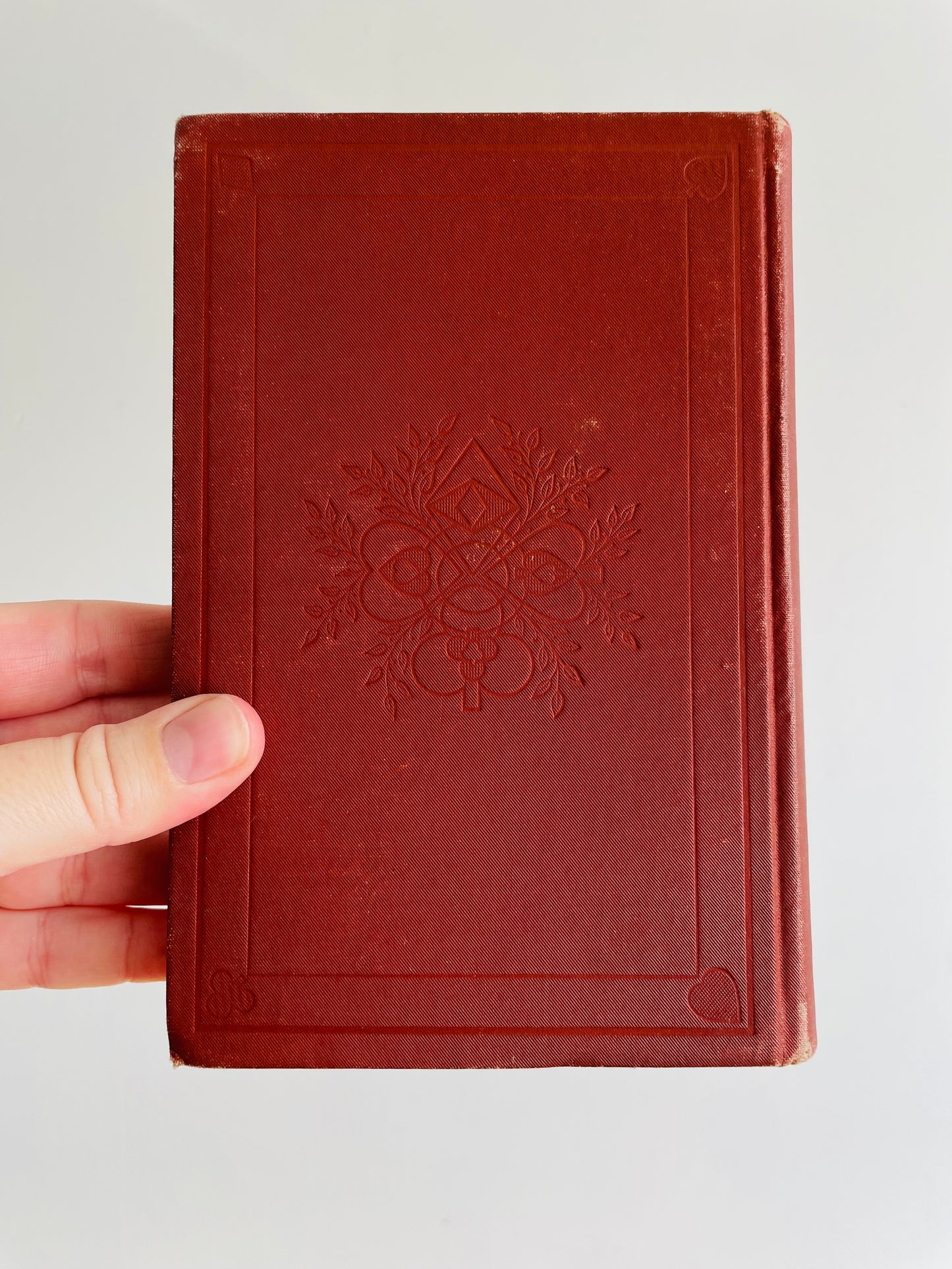 Antique Cavendish on Whist Hardcover Book - The Laws & Principles of Whist Stated, Explained & Illustrated (1870s) Twelfth Edition