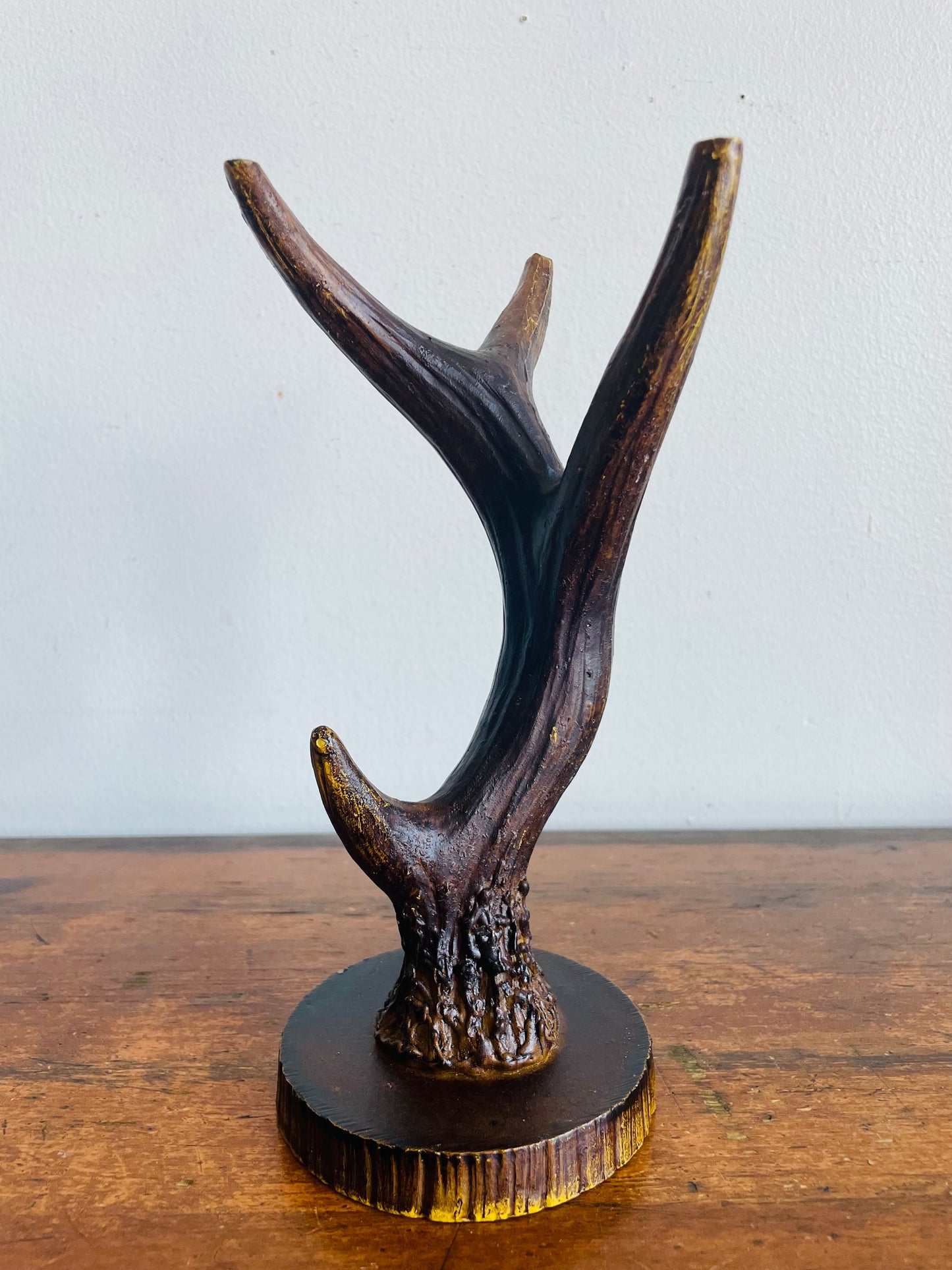 Vintage Faux Deer Antler Display - Jewellery Tree or Shelf Decor - Perhaps Could Hang on Wall As Well