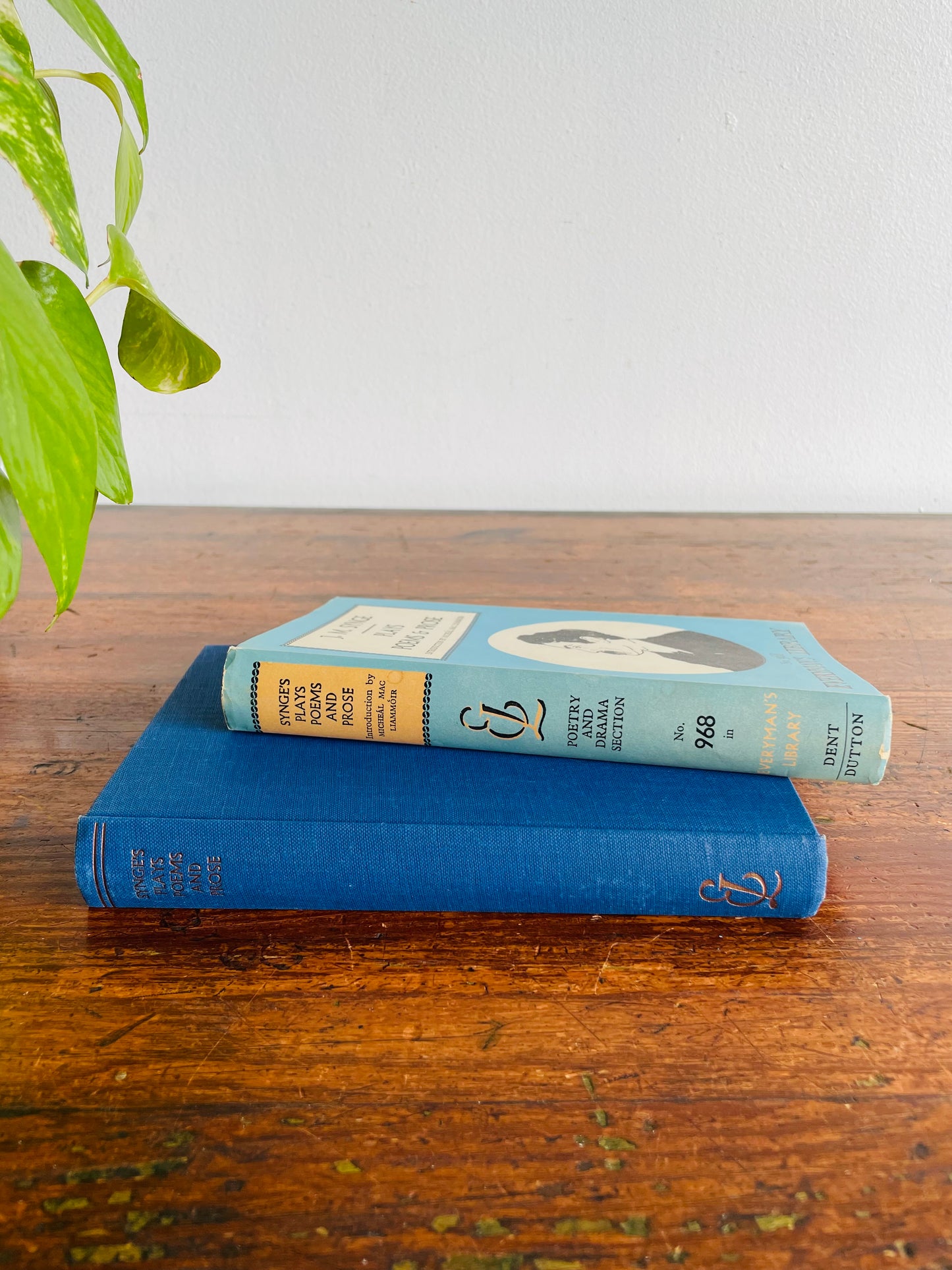 Plays, Poems & Prose by J.M. Synge Hardcover Book - Everyman's Library No. 968 (1961)