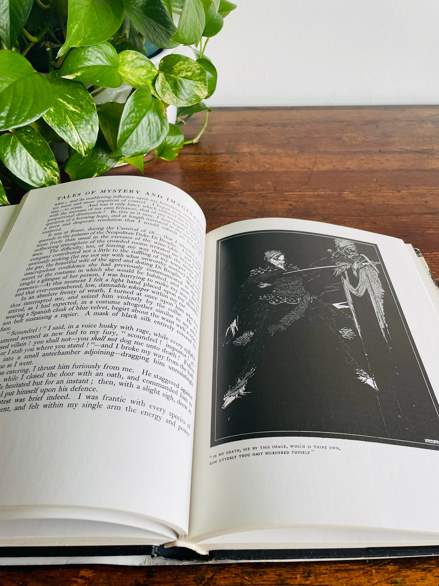 Tales of Mystery and Imagination by Edgar Allan Poe Hardcover Book Illustrated by Harry Clarke