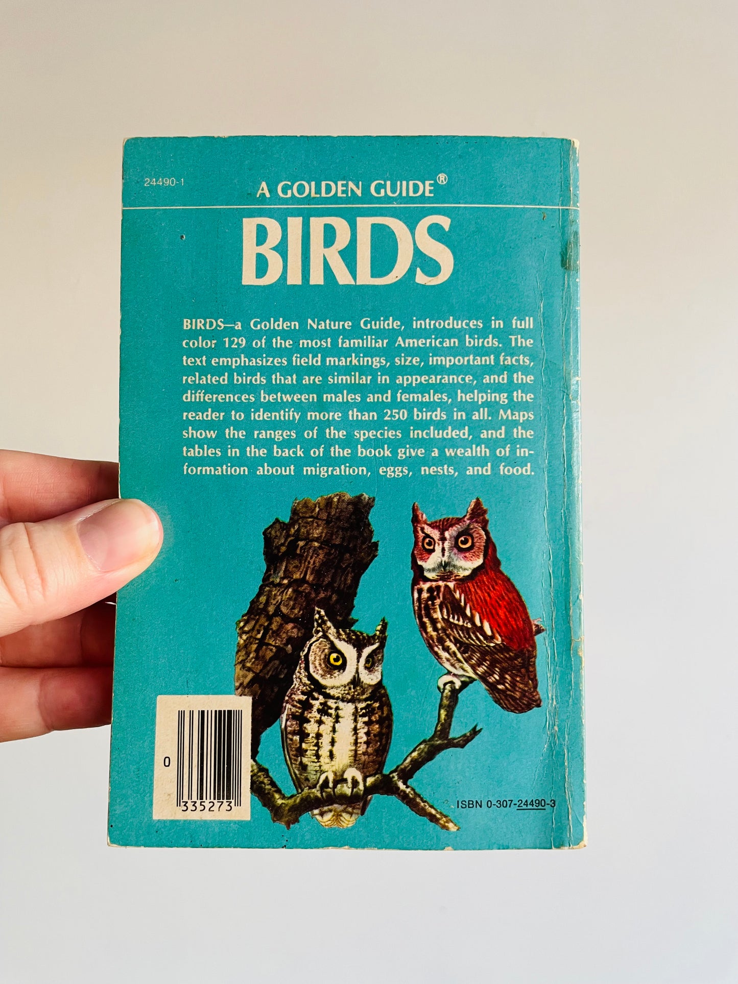 A Golden Guide: Birds - 129 Birds in Full Colour (1956) Book by Herbert S. Zim & Ira N. Gabrielson