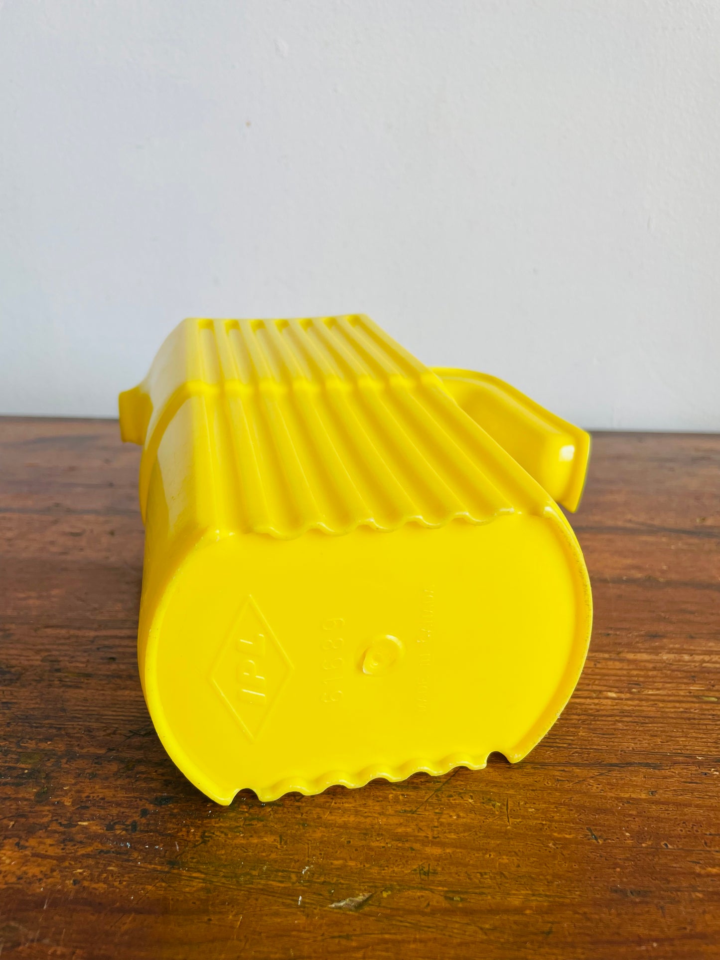 Vintage Bright Yellow with Ribbed Design IPL Milk Bag Pitcher Jug - Also Great for Watering Plants!