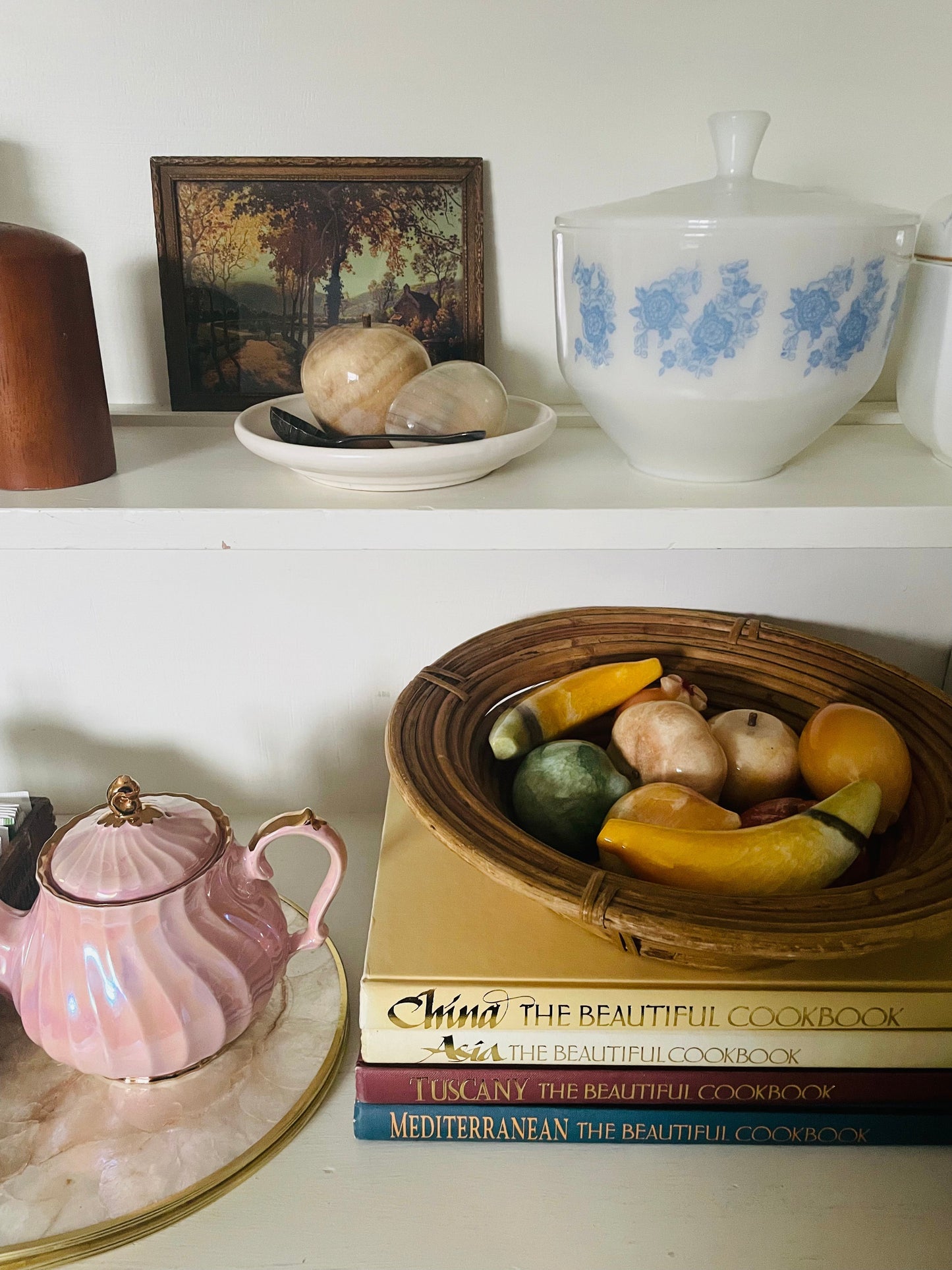 Polished Alabaster Marble Fruit - Red Pumpkin