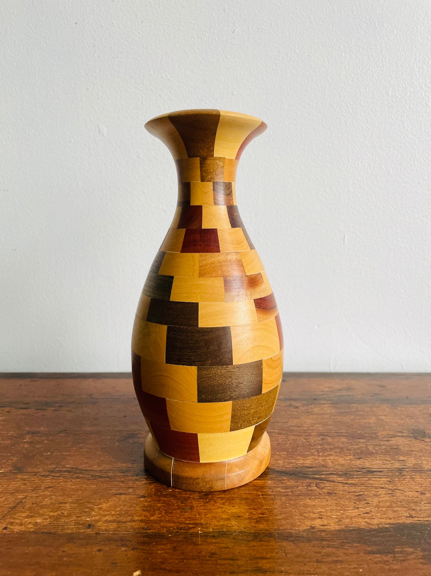 Wood Turned Segmented Vase