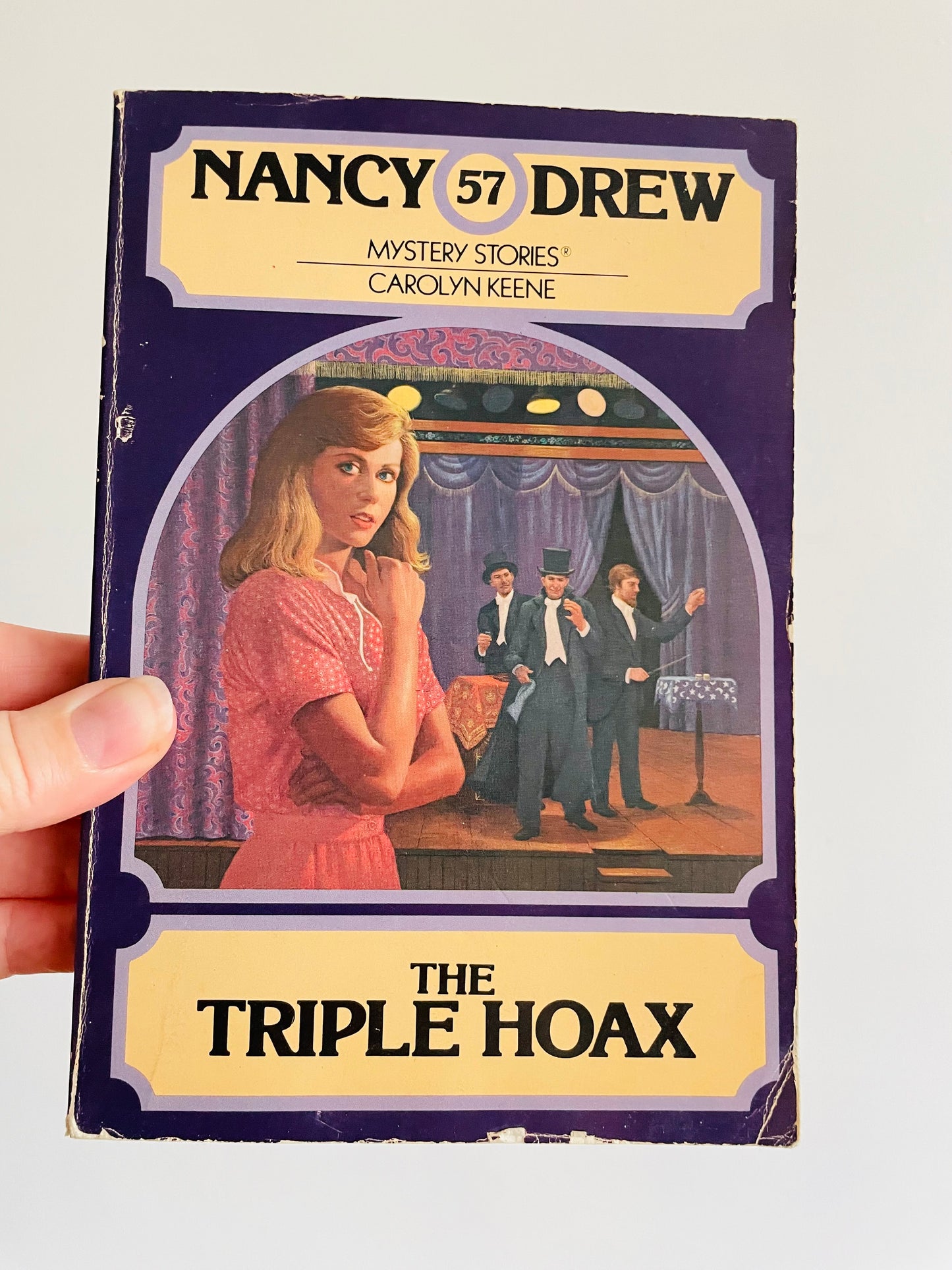 Nancy Drew The Triple Hoax by Carolyn Keene #57 Paperback Book (1979)