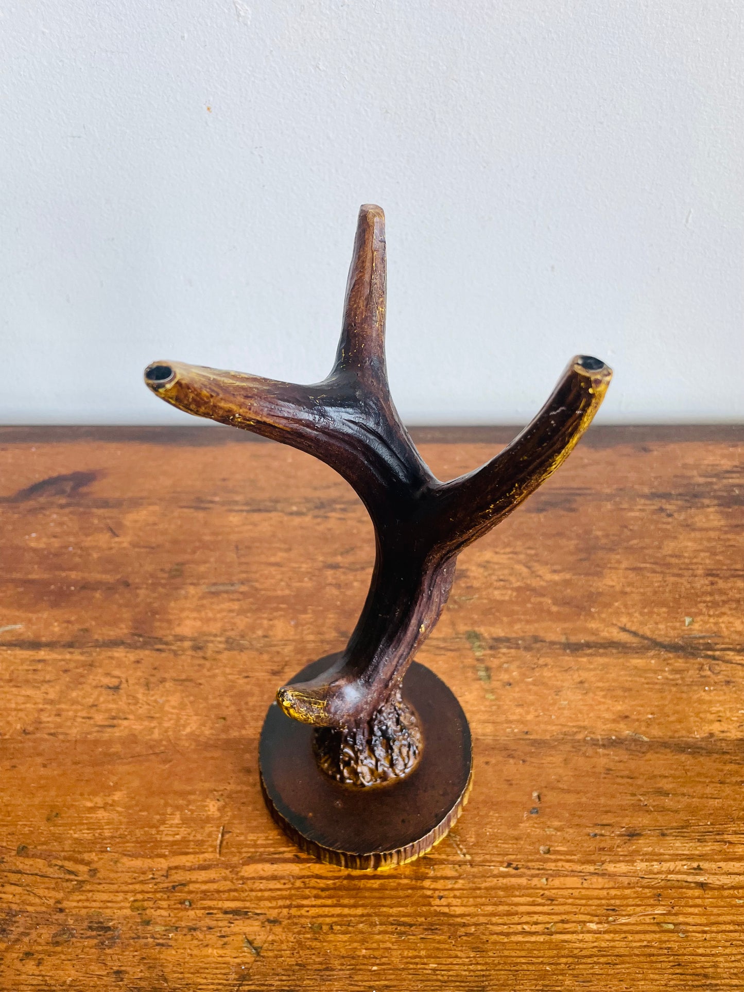 Vintage Faux Deer Antler Display - Jewellery Tree or Shelf Decor - Perhaps Could Hang on Wall As Well