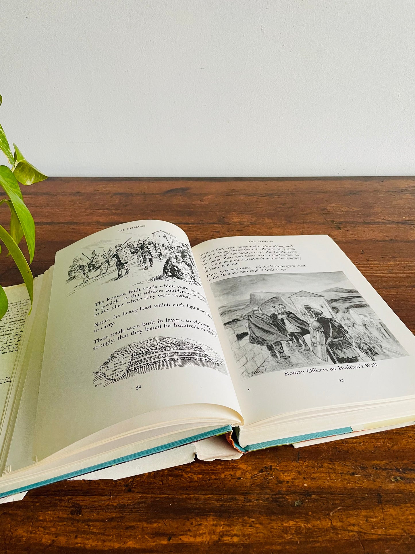 Looking At History: Britain From Cavemen to the Present Day by R. J. Unstead Hardcover Illustrated Book (1966)