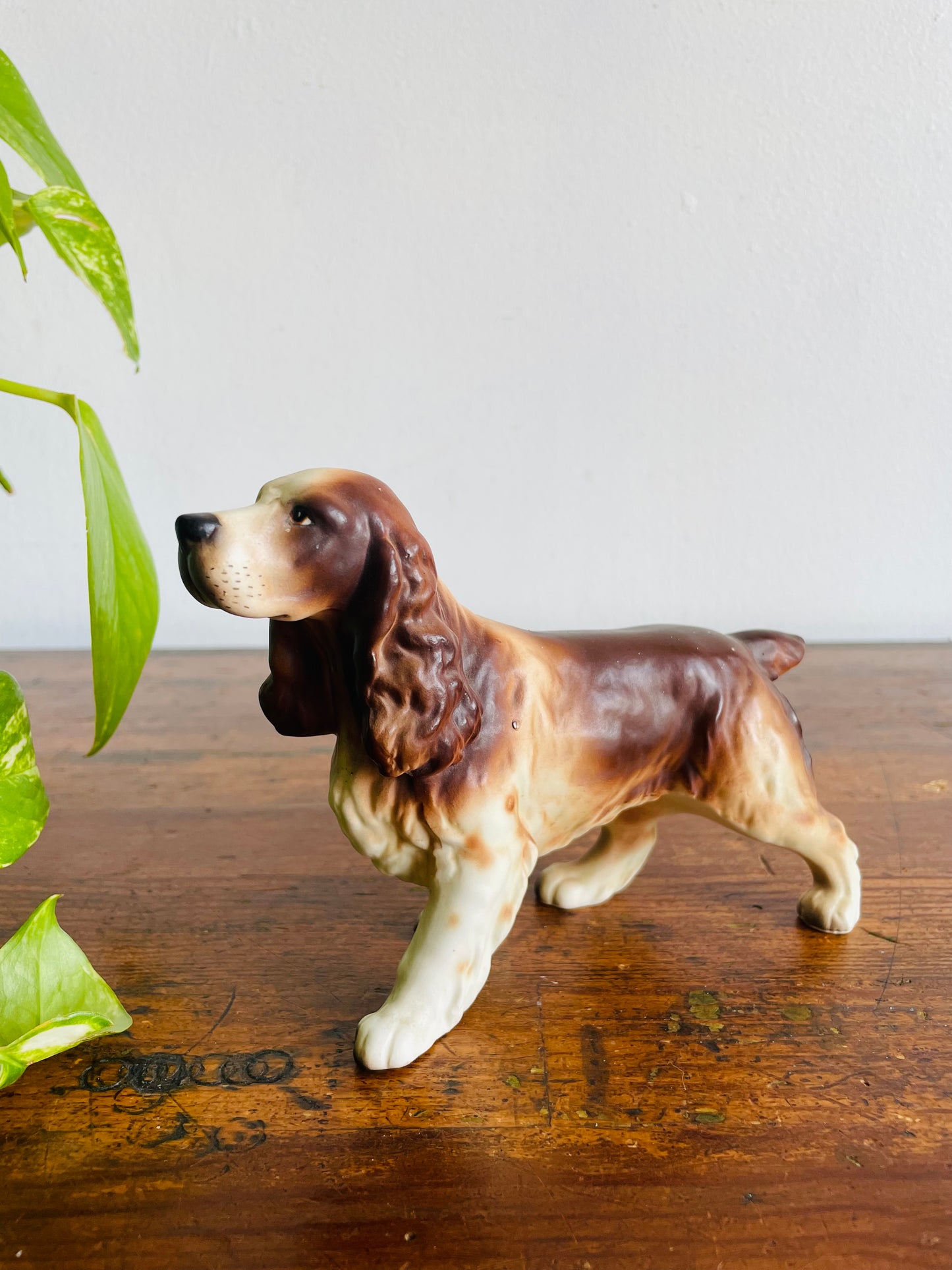 Spaniel Dog Figurine - Made in Japan