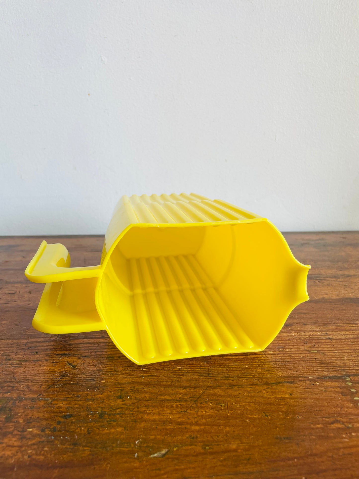 Vintage Bright Yellow with Ribbed Design IPL Milk Bag Pitcher Jug - Also Great for Watering Plants!