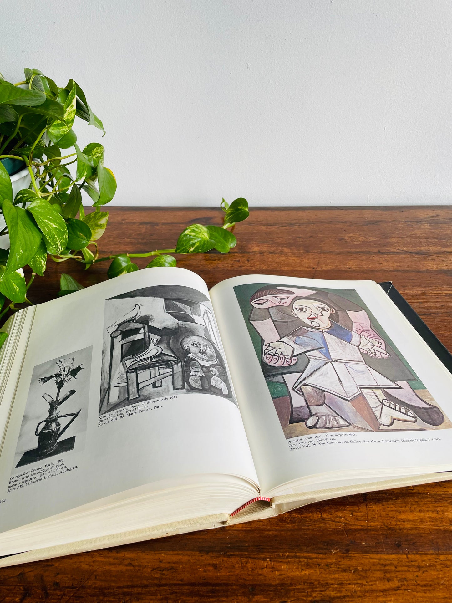 Pablo Picasso Retrospectiva Giant Hardcover Coffee Table Book - The Museum of Modern Art New York - Spanish Text (1980)