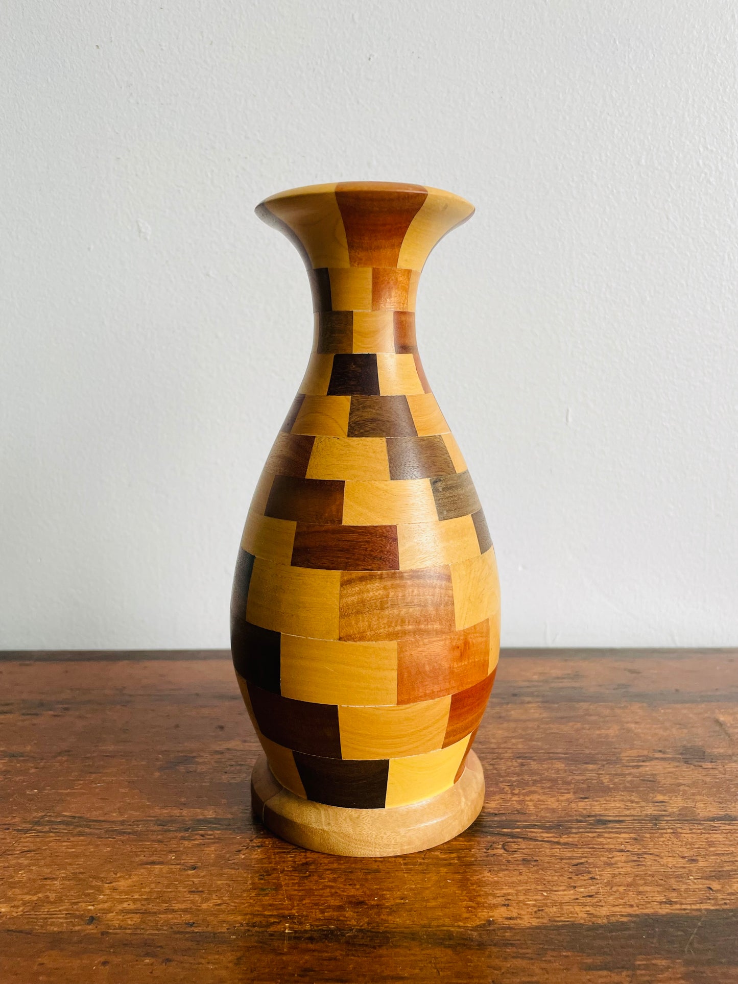 Wood Turned Segmented Vase