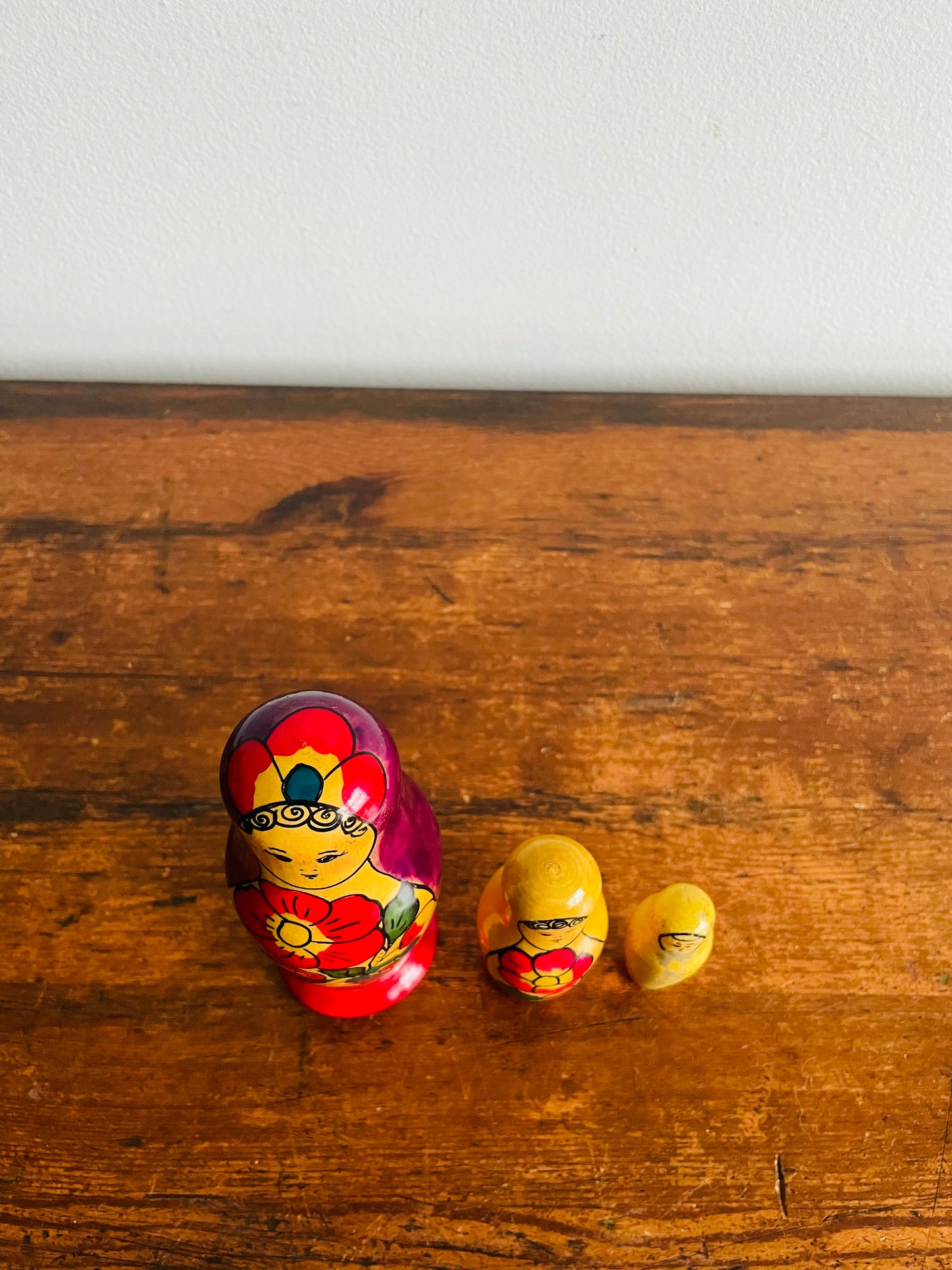 Russian Matryoshka Nesting Dolls - Set of 3 Dolls